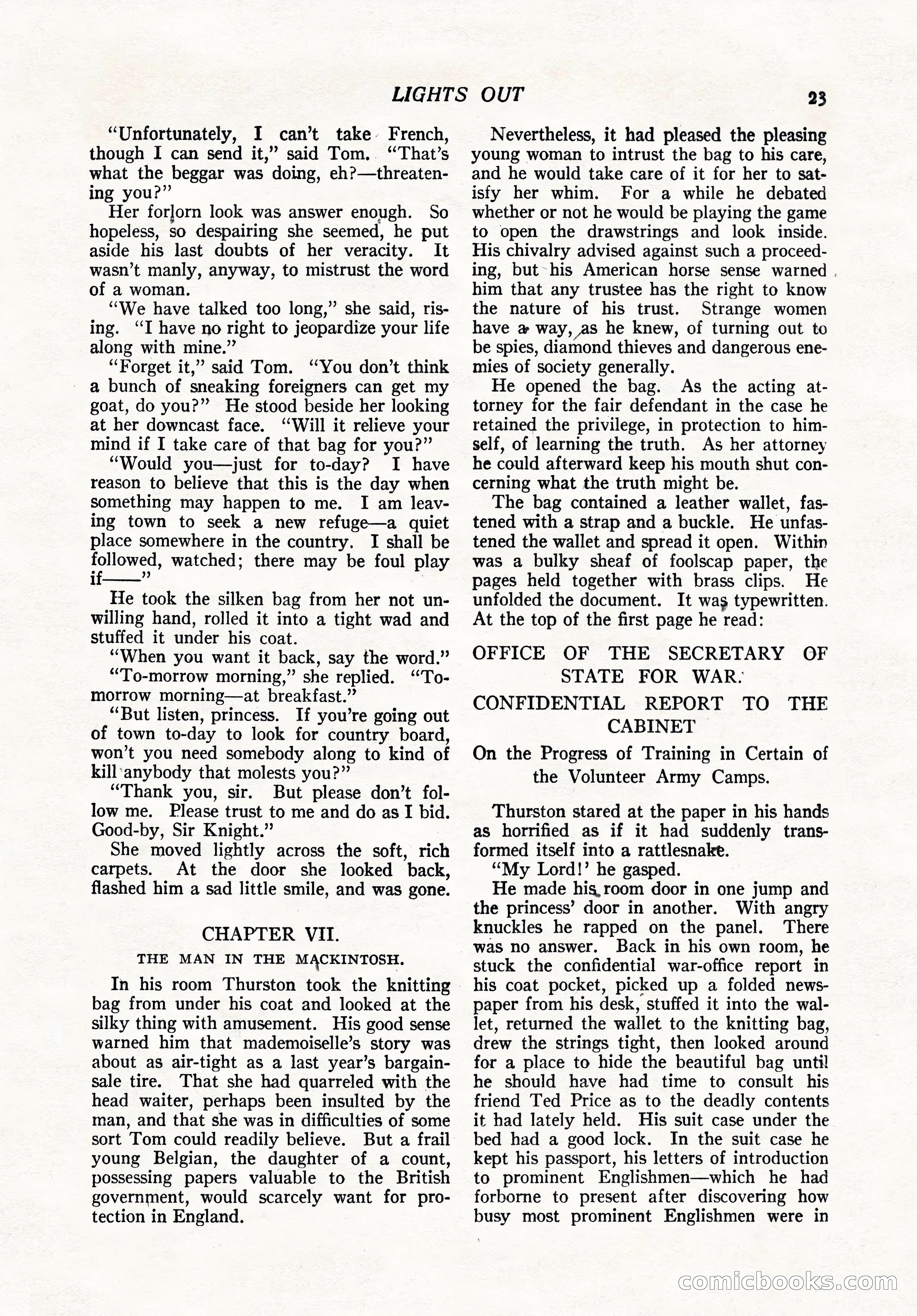 The Popular Magazine, February 7, 1919 — page 29 of 212