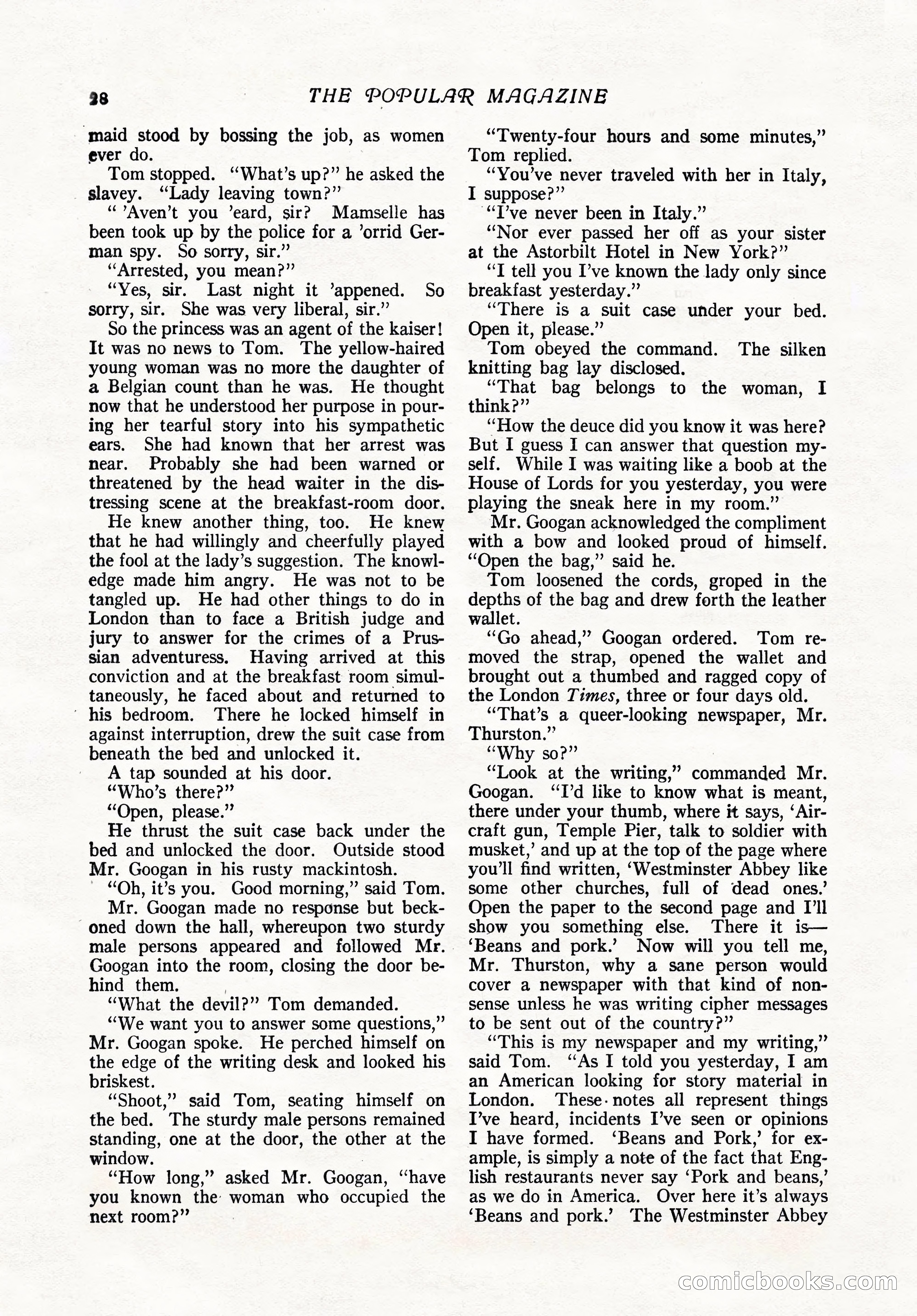 The Popular Magazine, February 7, 1919 — page 34 of 212