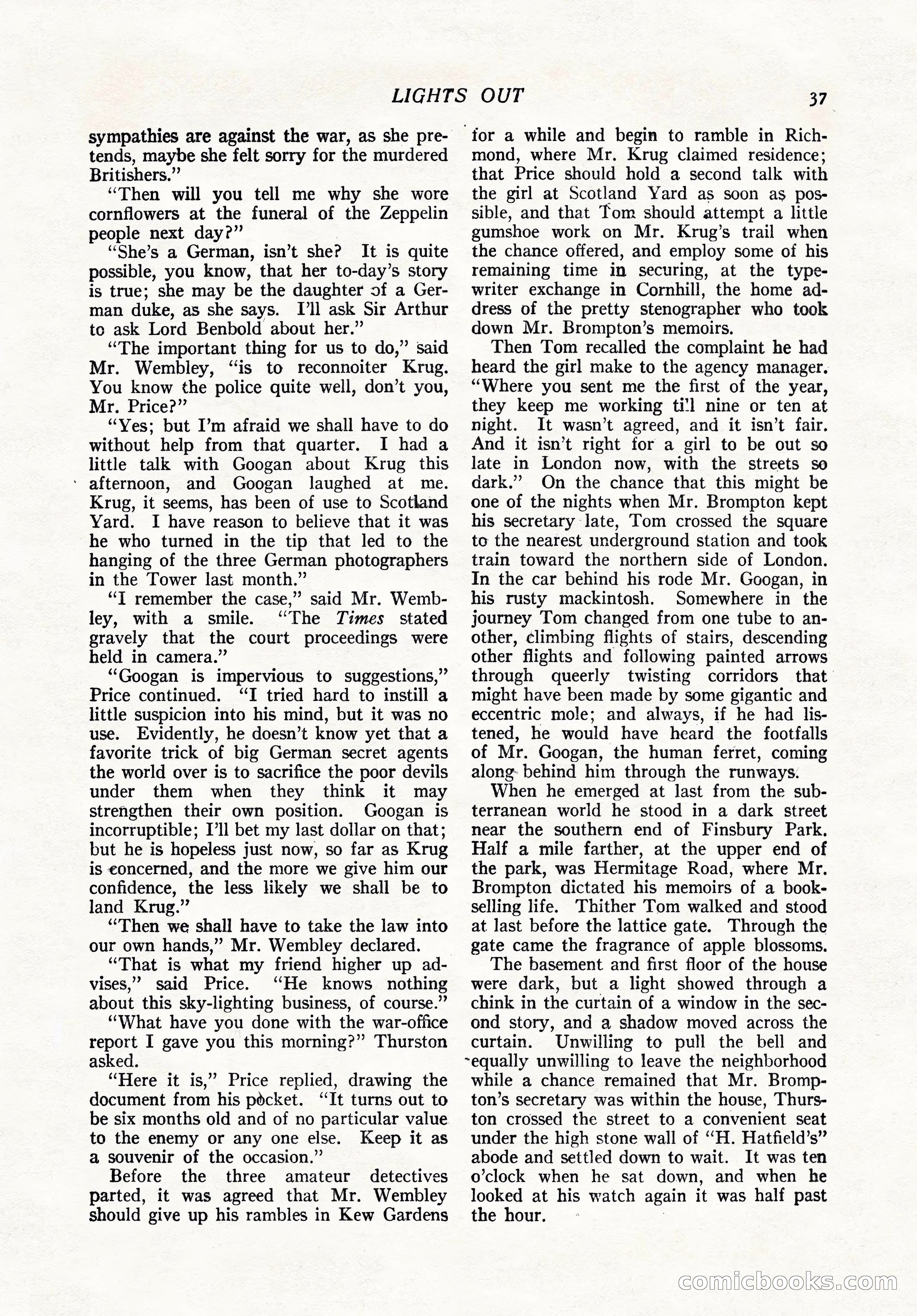 The Popular Magazine, February 7, 1919 — page 43 of 212