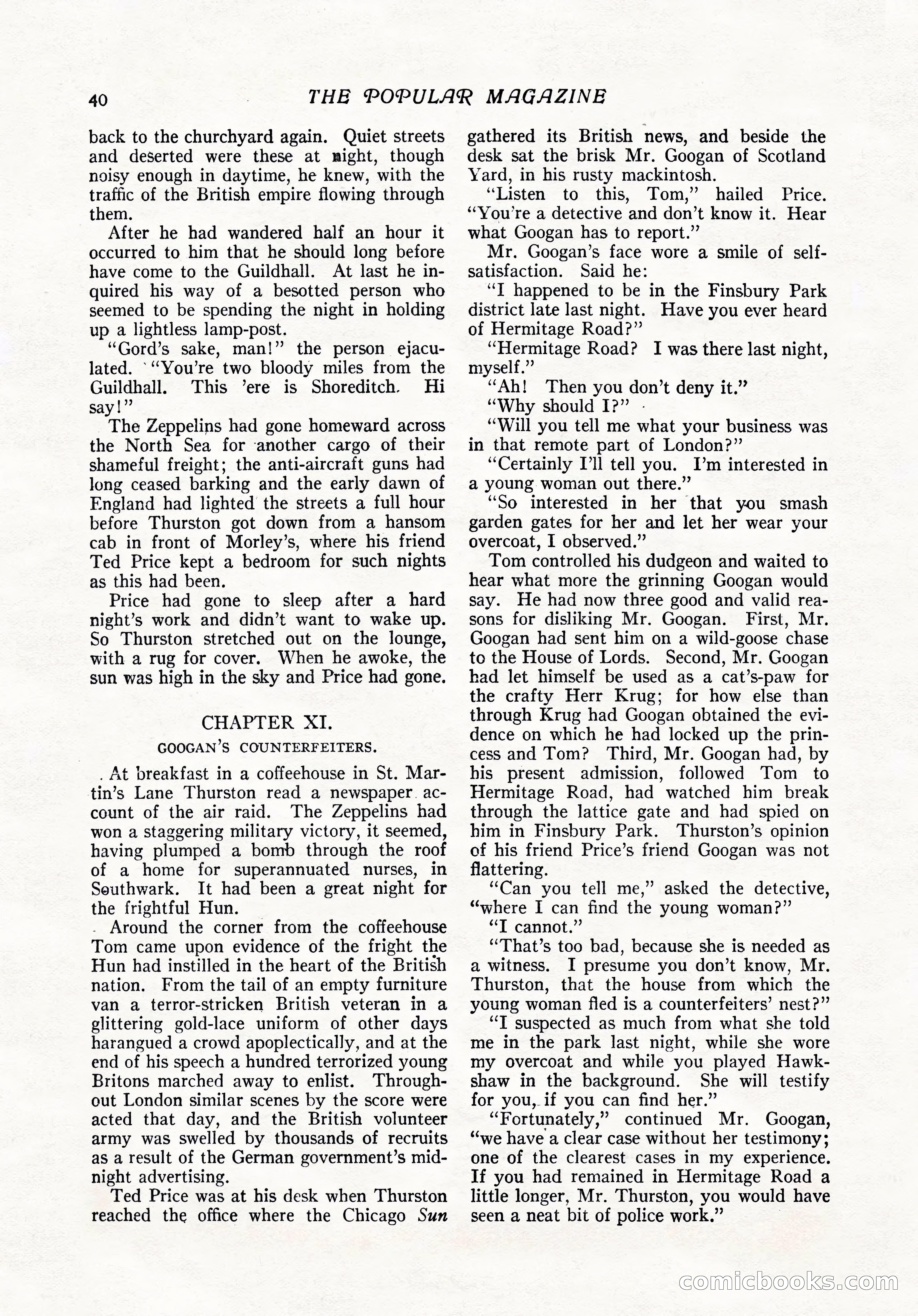 The Popular Magazine, February 7, 1919 — page 46 of 212