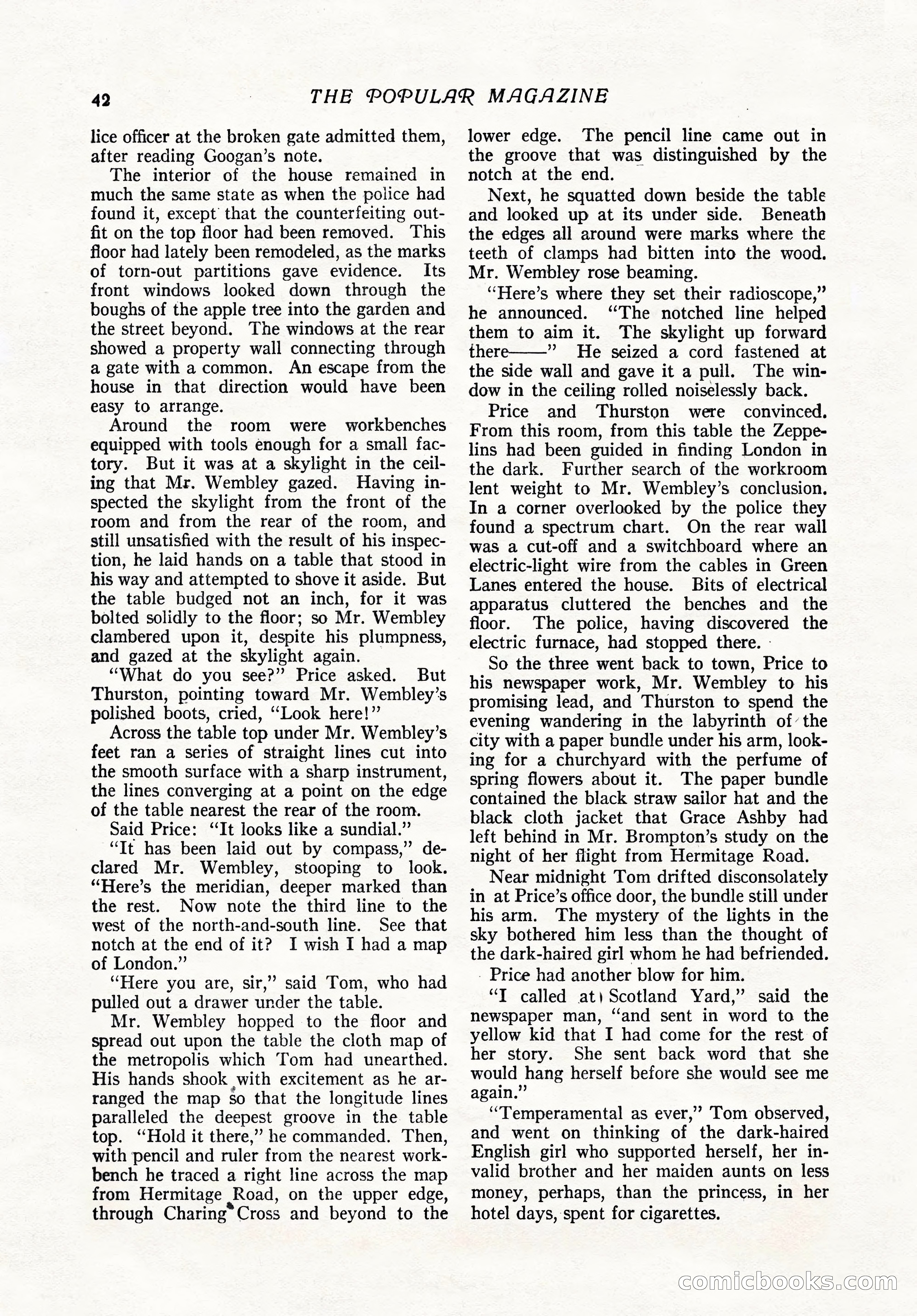 The Popular Magazine, February 7, 1919 — page 48 of 212