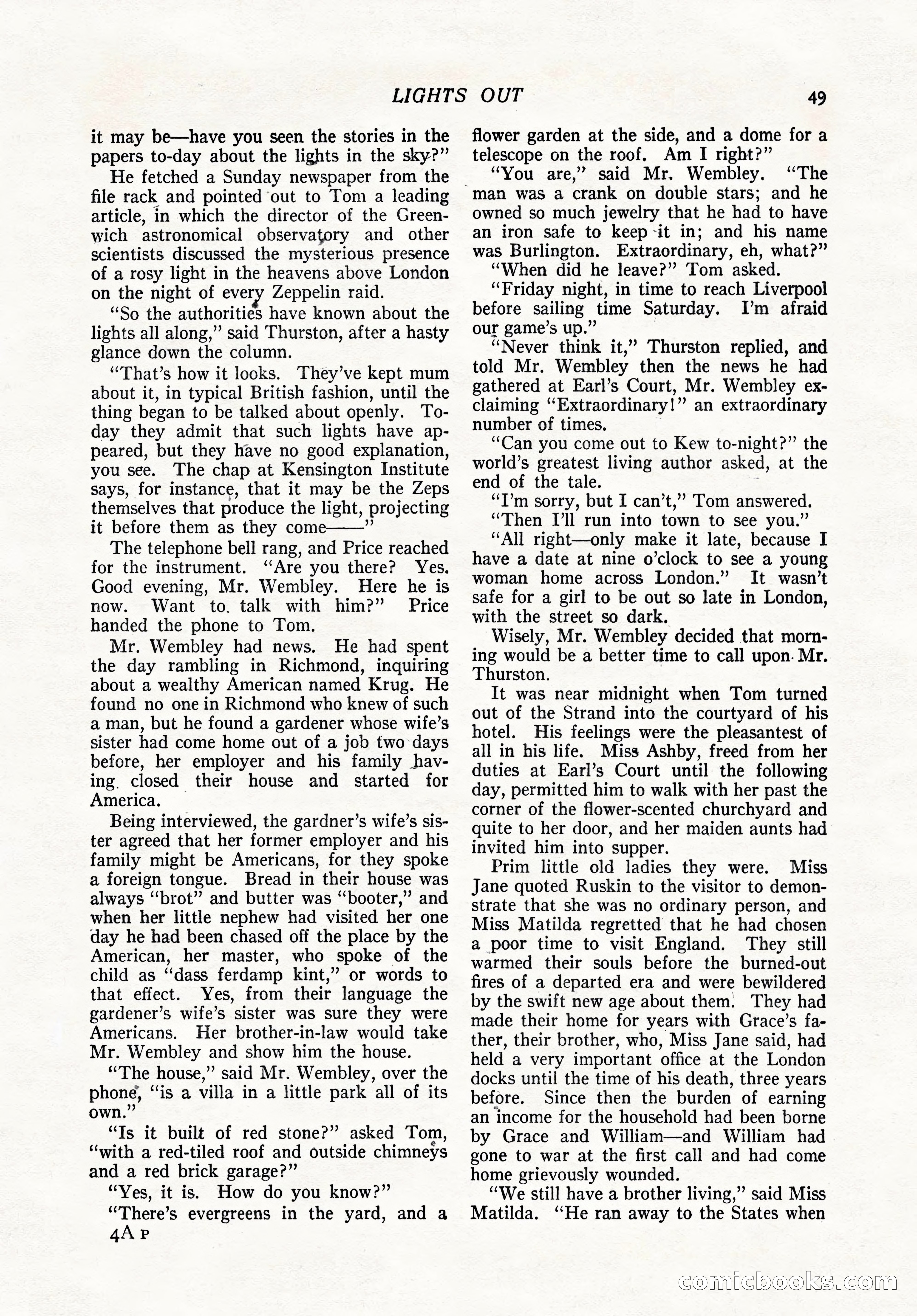 The Popular Magazine, February 7, 1919 — page 55 of 212