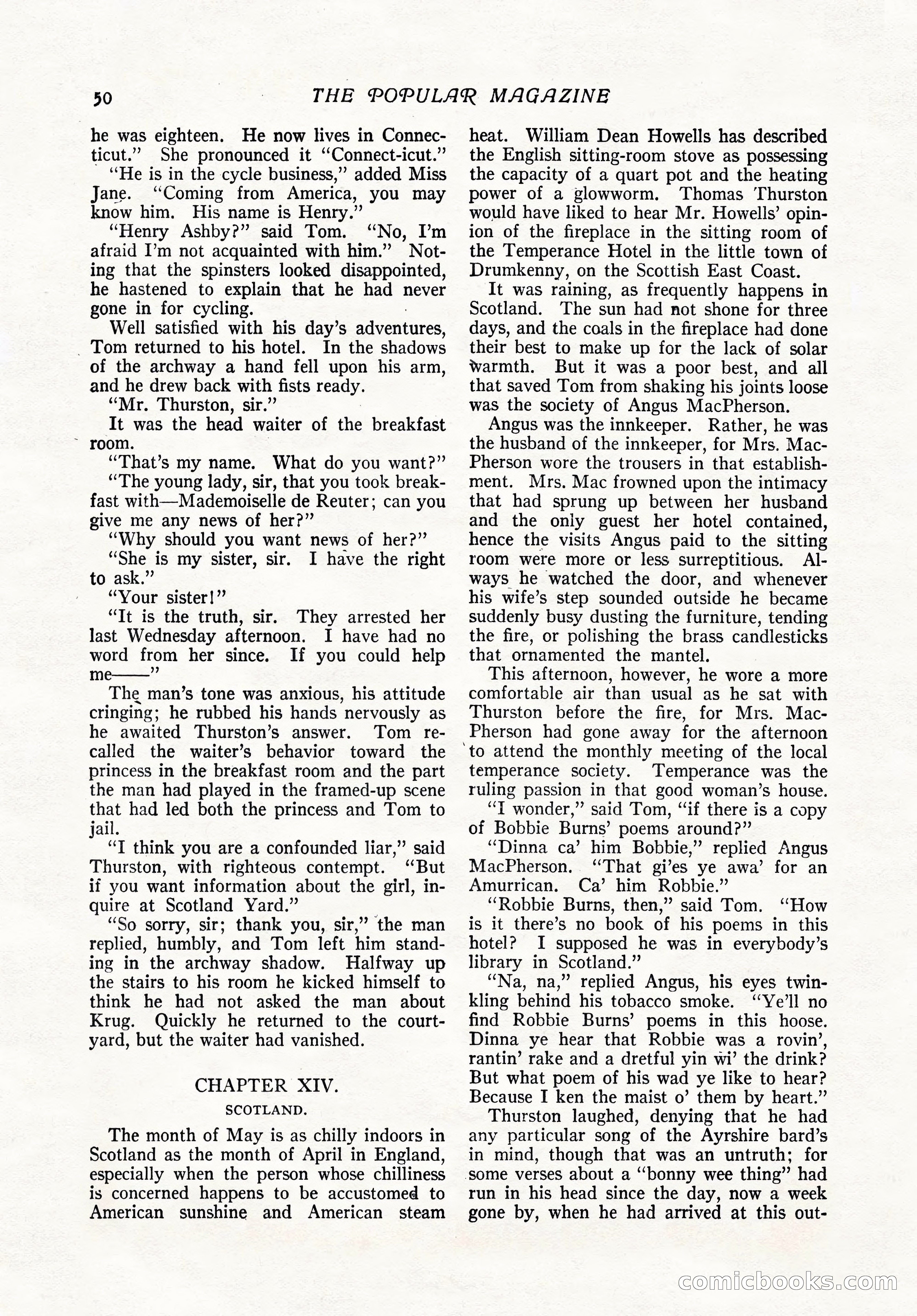 The Popular Magazine, February 7, 1919 — page 56 of 212