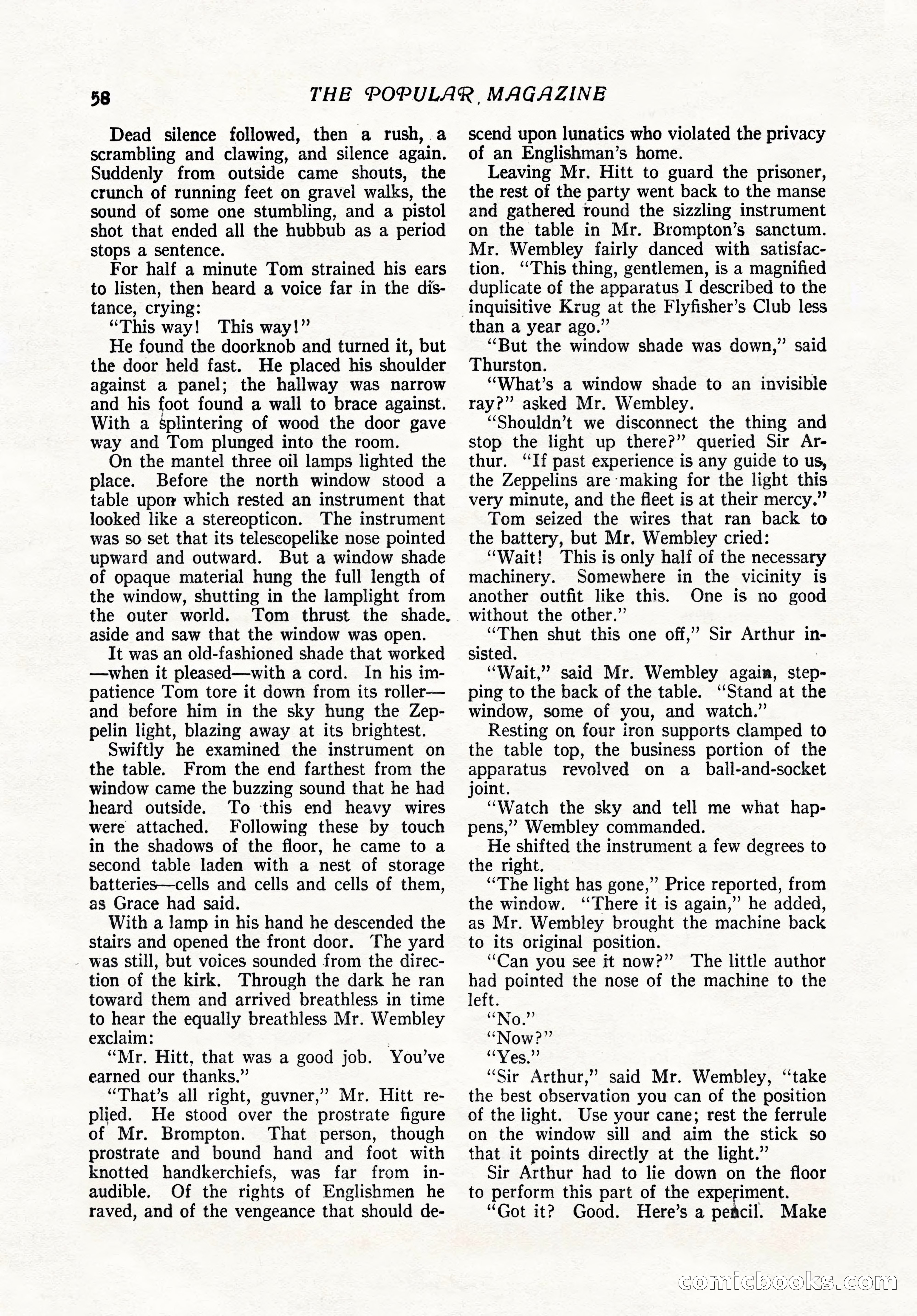 The Popular Magazine, February 7, 1919 — page 64 of 212