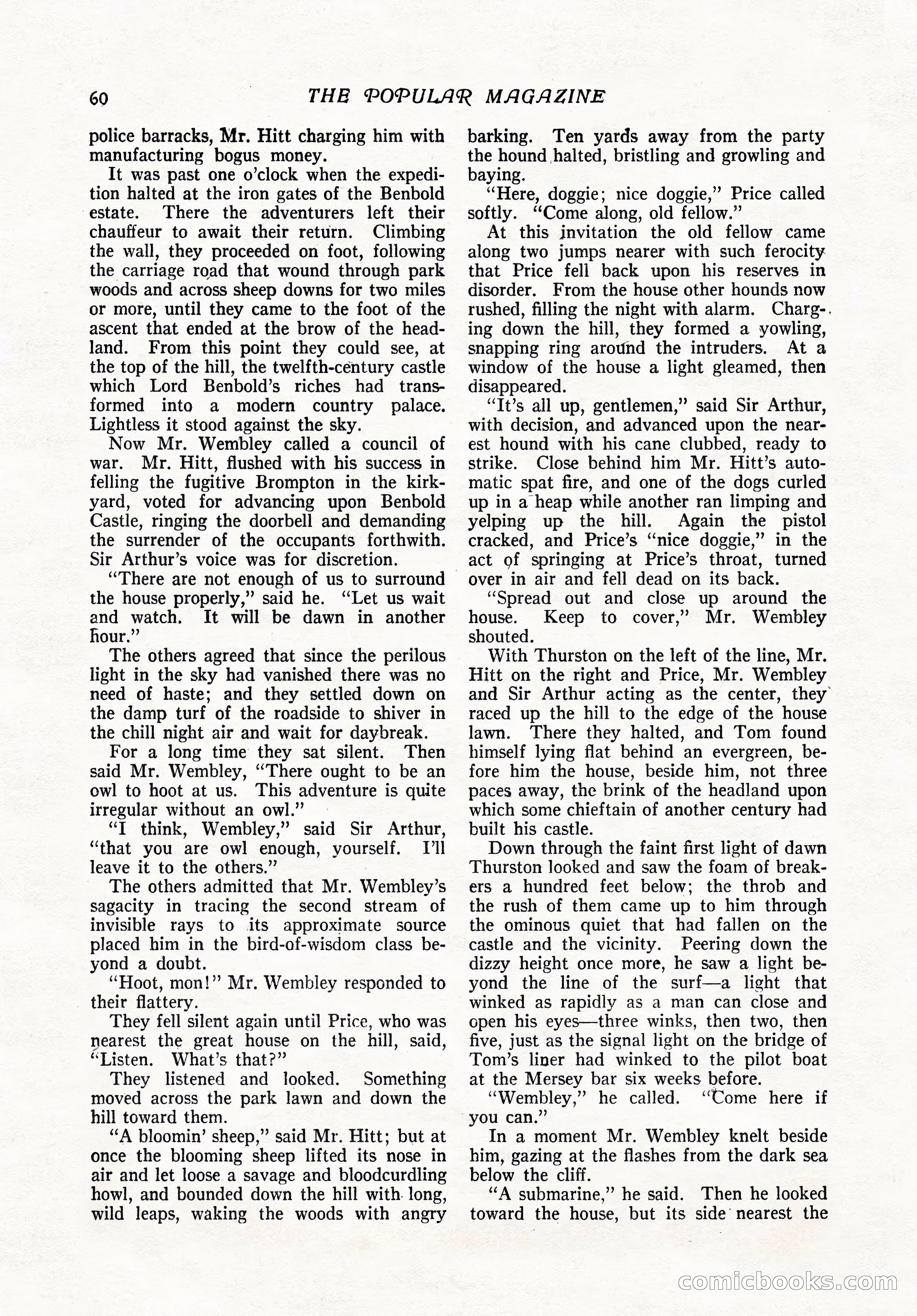 The Popular Magazine, February 7, 1919 — page 66 of 212
