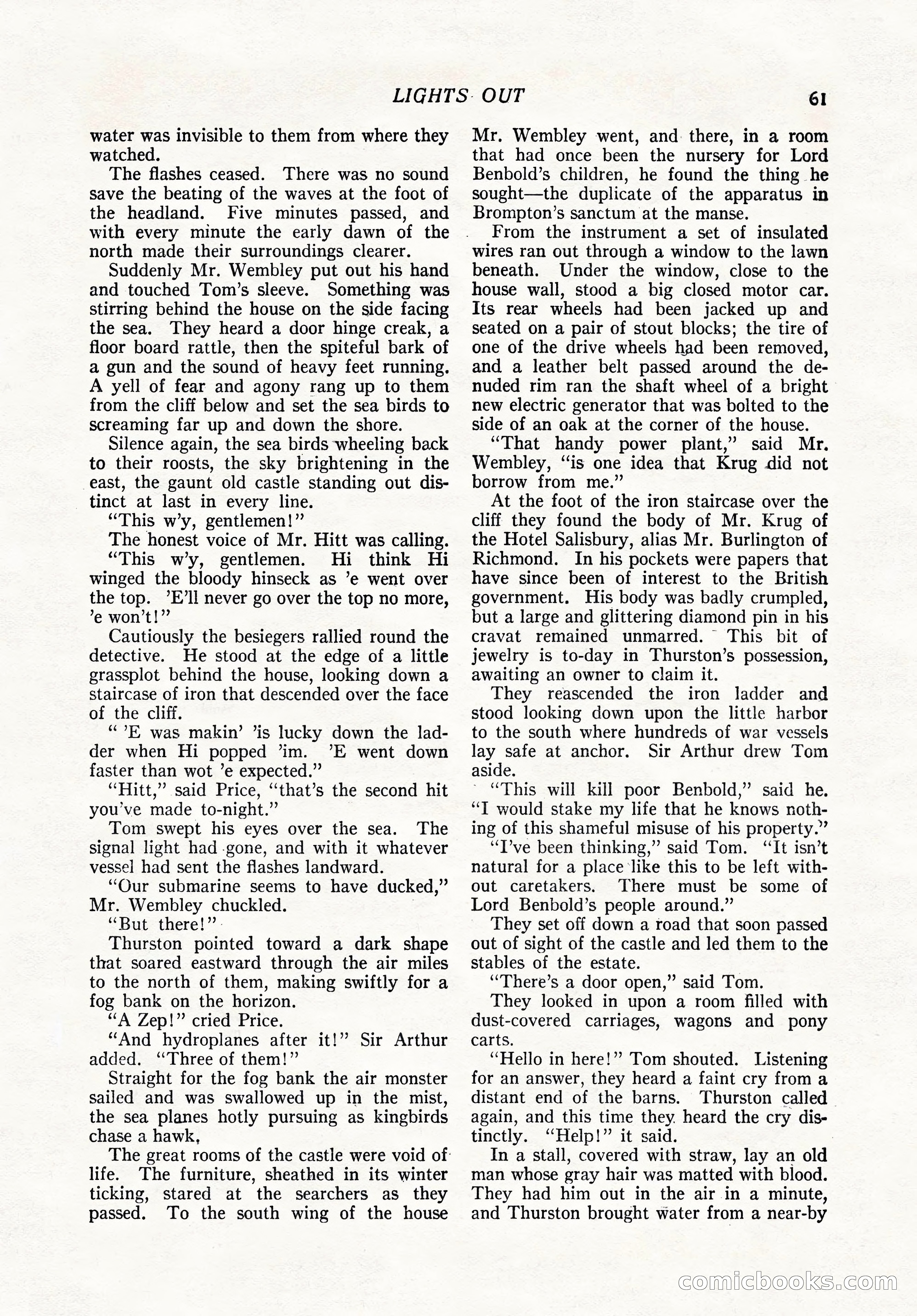 The Popular Magazine, February 7, 1919 — page 67 of 212