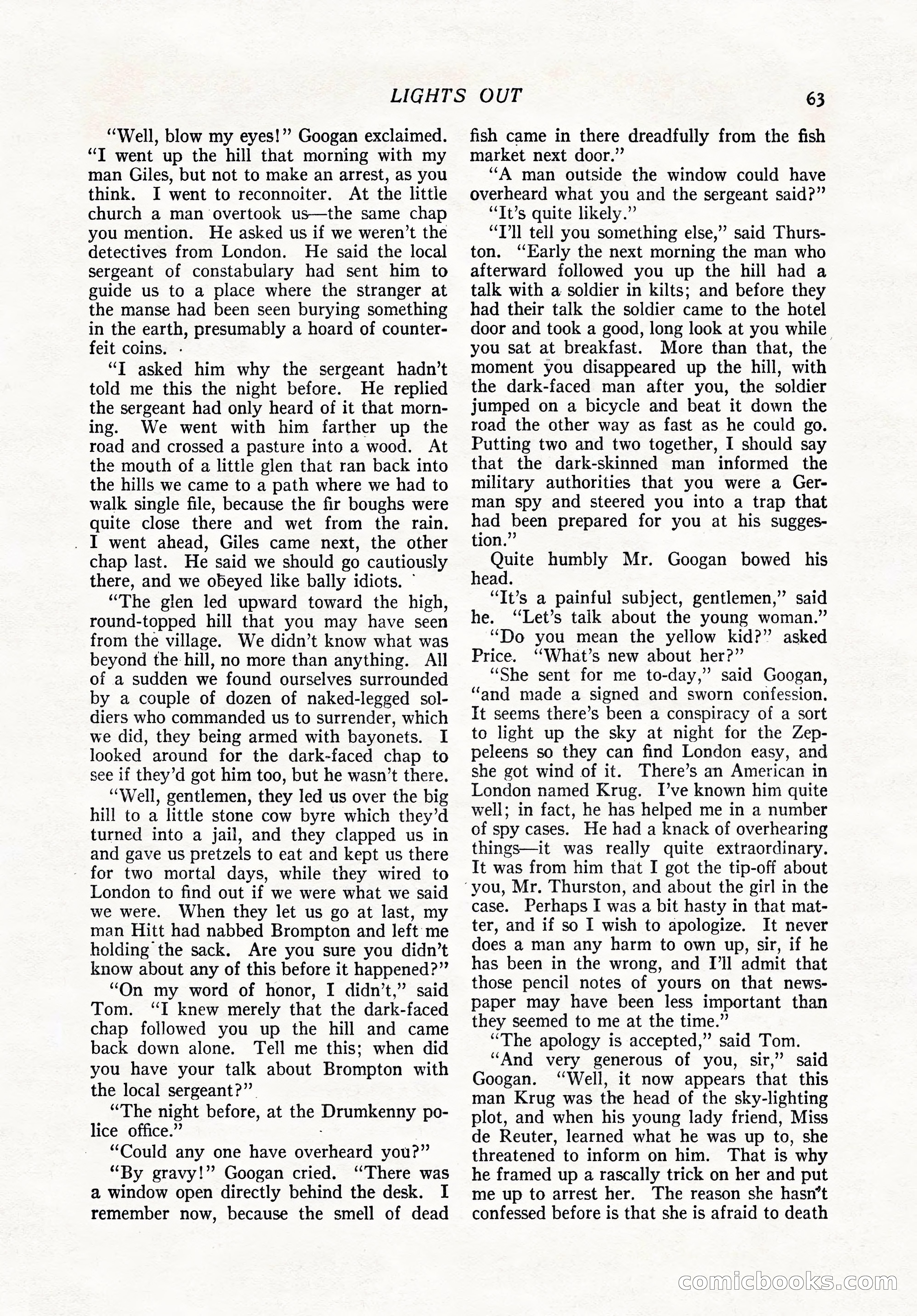 The Popular Magazine, February 7, 1919 — page 69 of 212