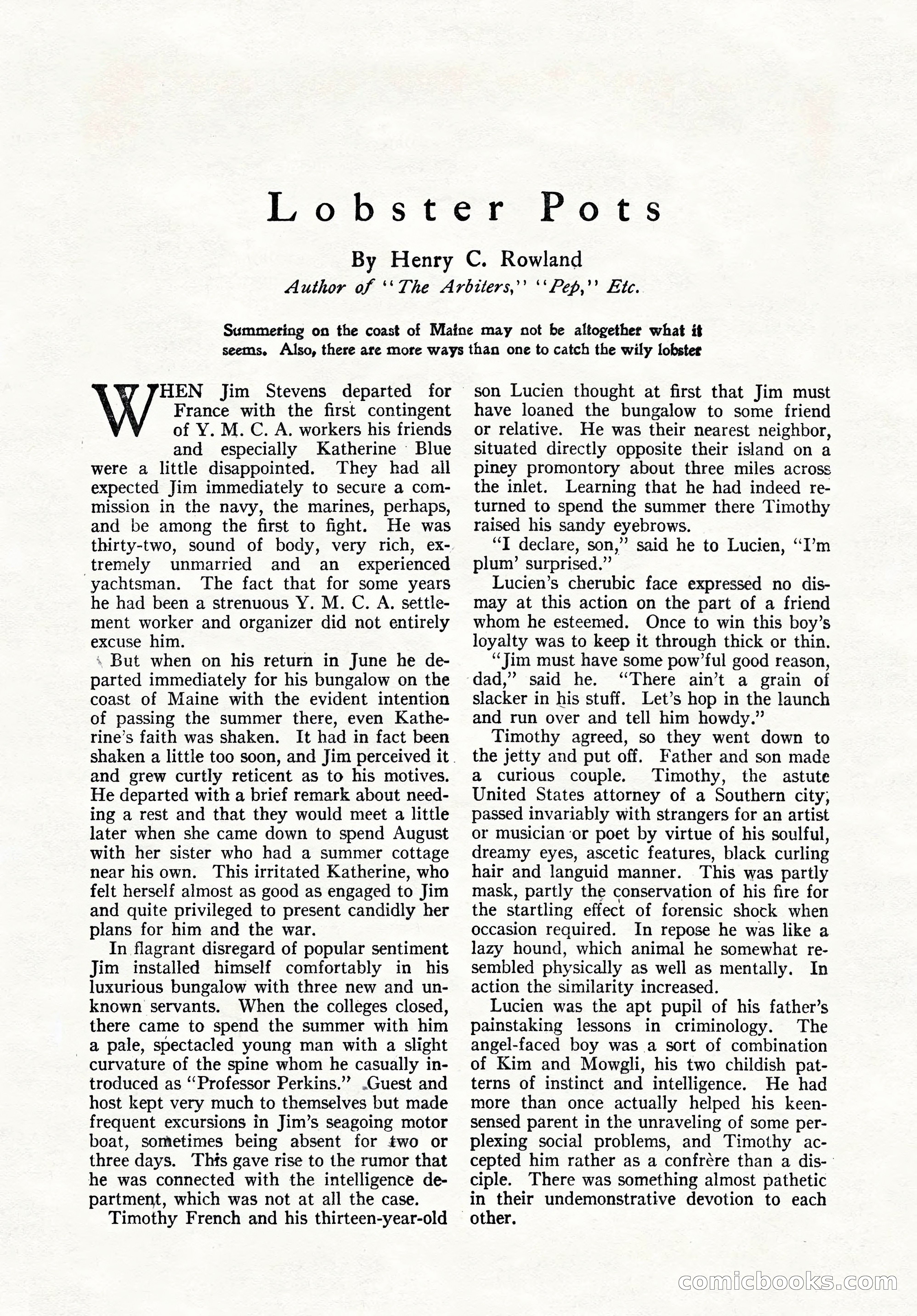 The Popular Magazine, February 7, 1919 — page 71 of 212