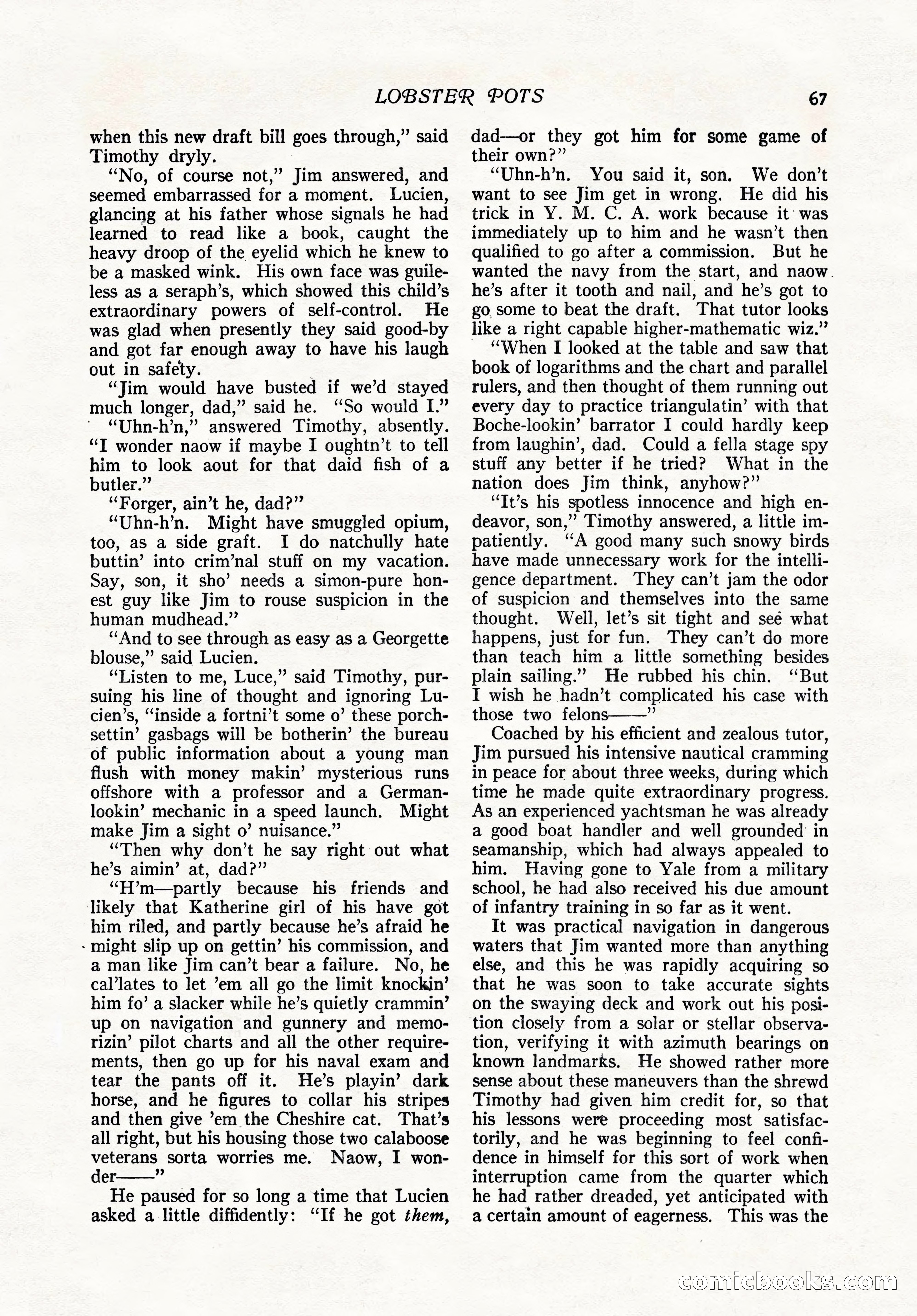 The Popular Magazine, February 7, 1919 — page 73 of 212