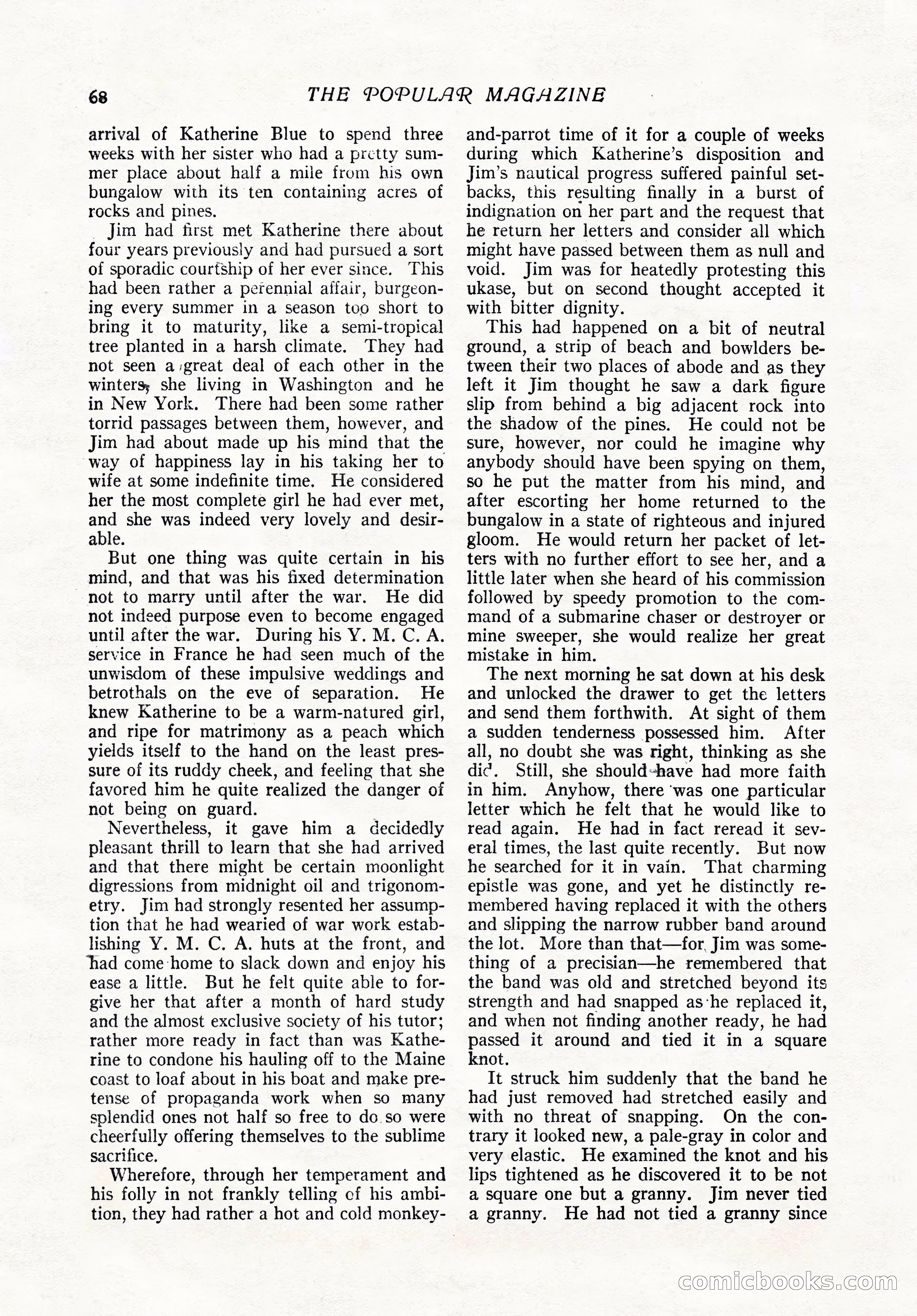 The Popular Magazine, February 7, 1919 — page 74 of 212