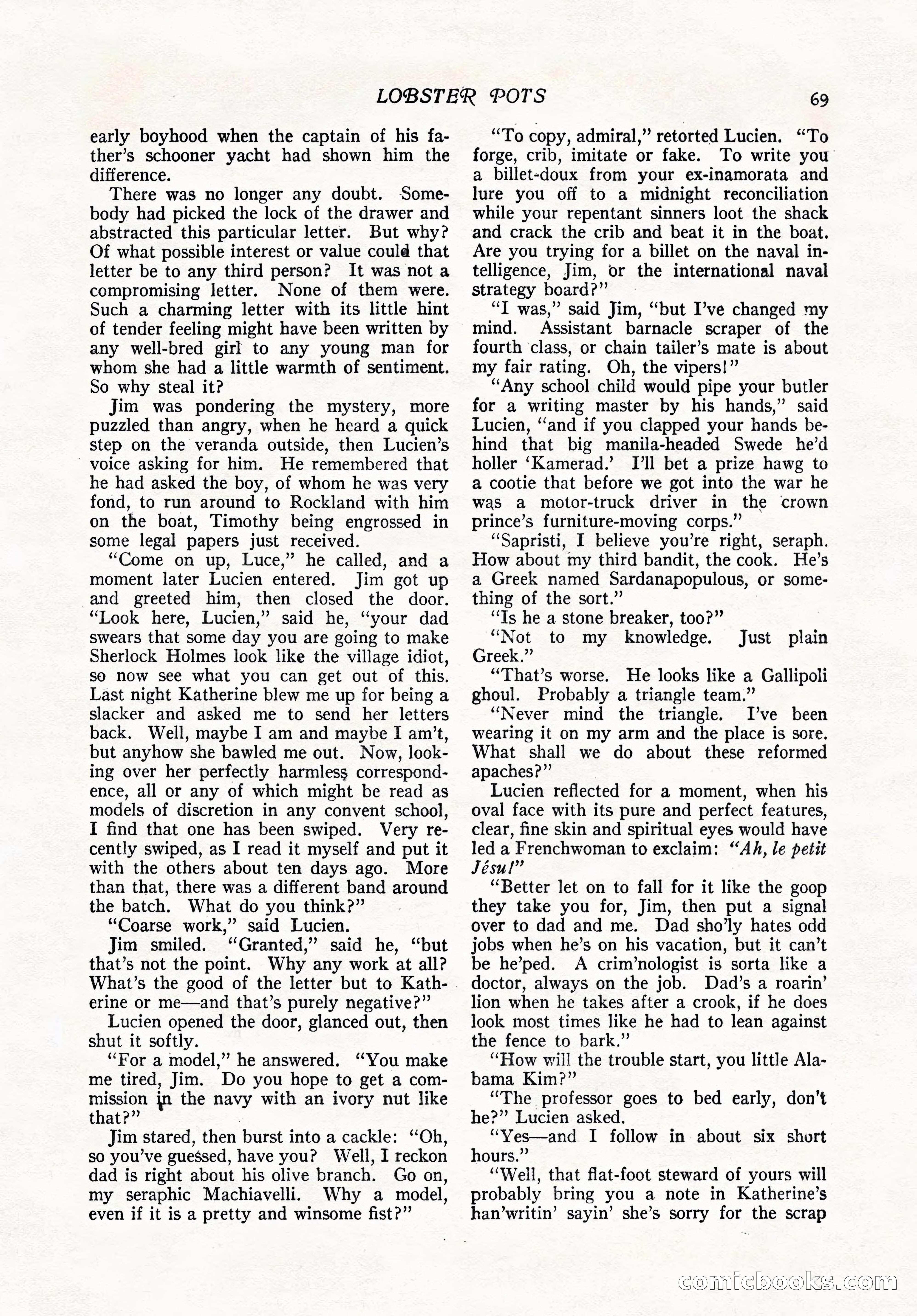 The Popular Magazine, February 7, 1919 — page 75 of 212
