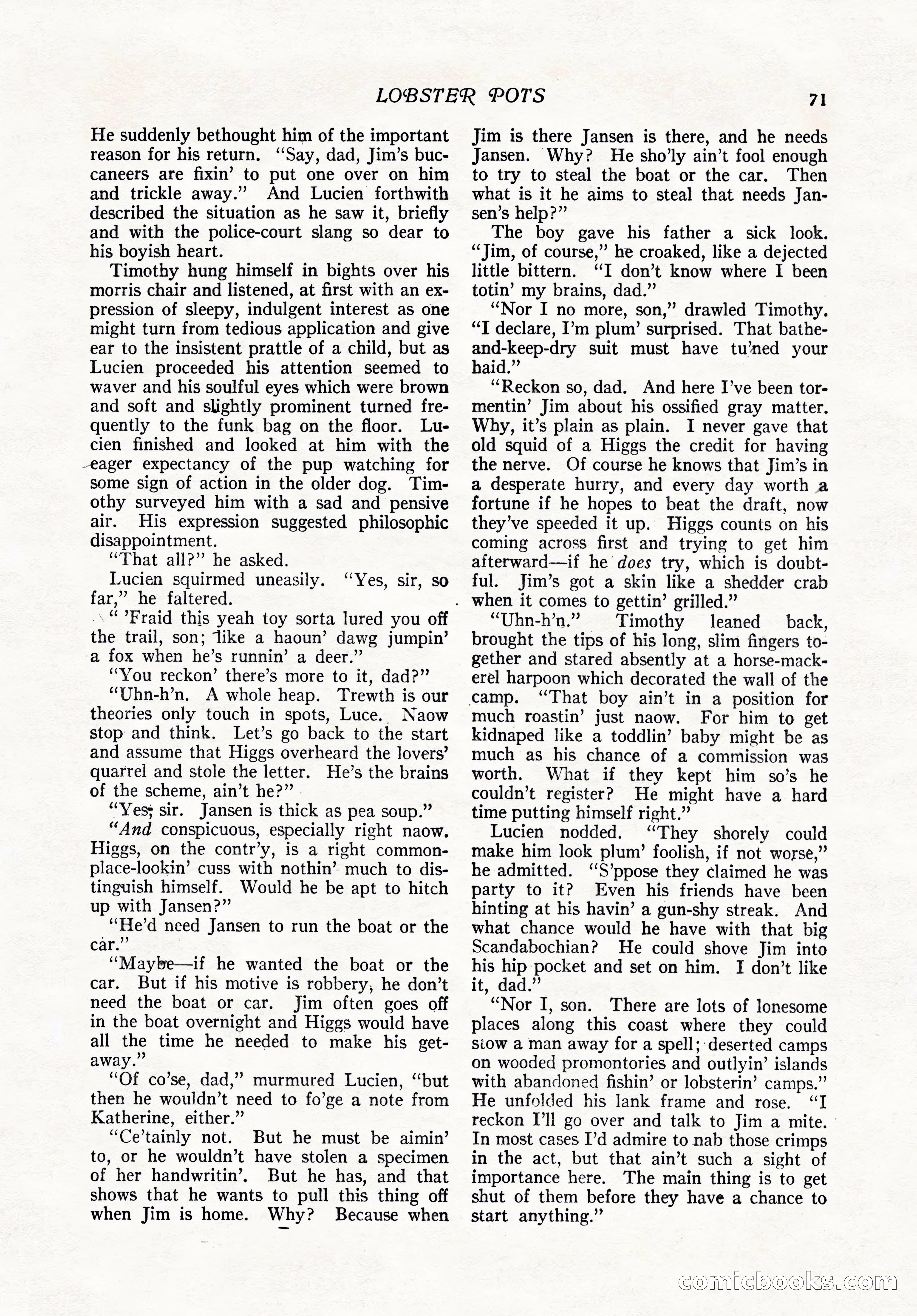 The Popular Magazine, February 7, 1919 — page 77 of 212
