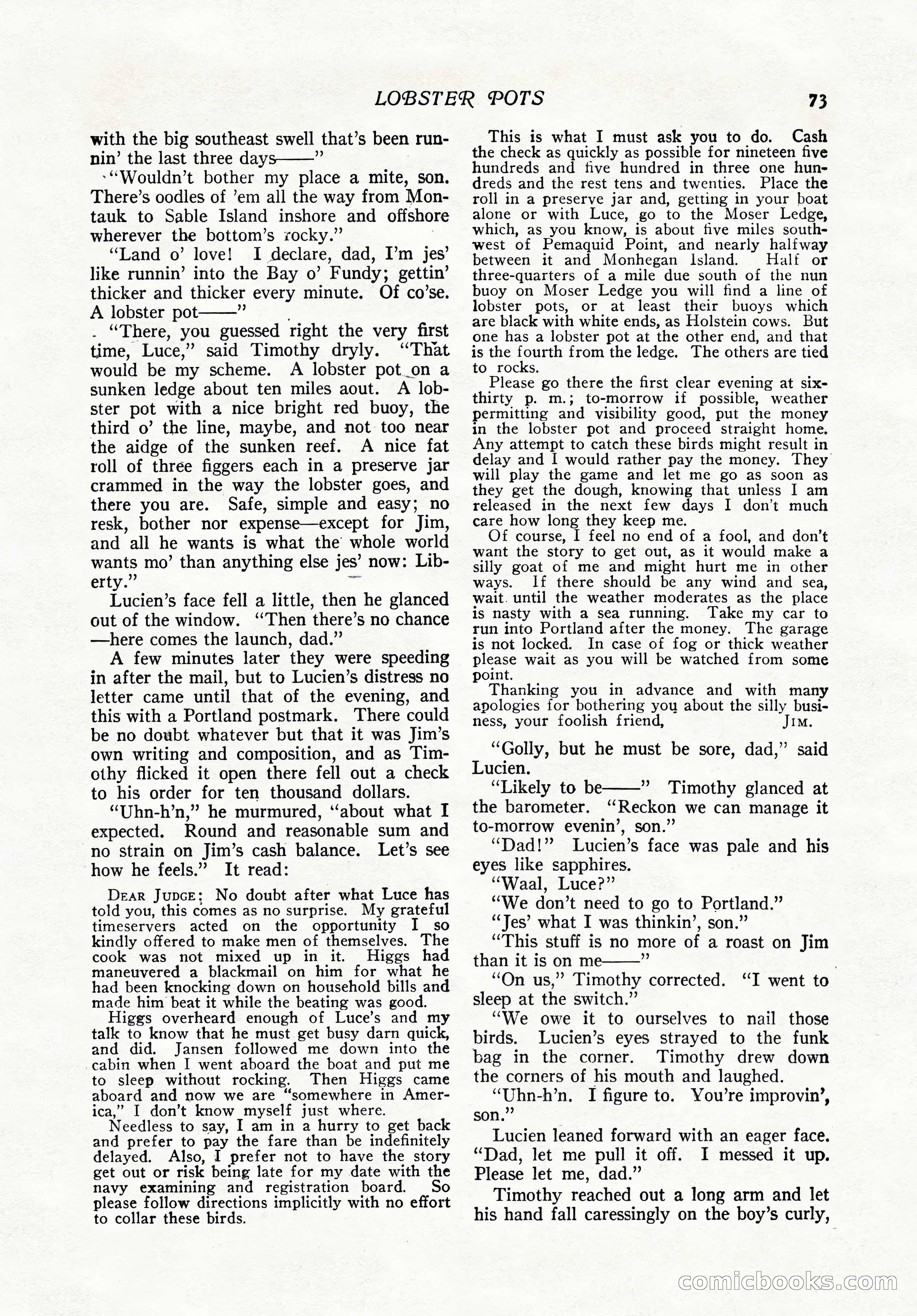 The Popular Magazine, February 7, 1919 — page 79 of 212
