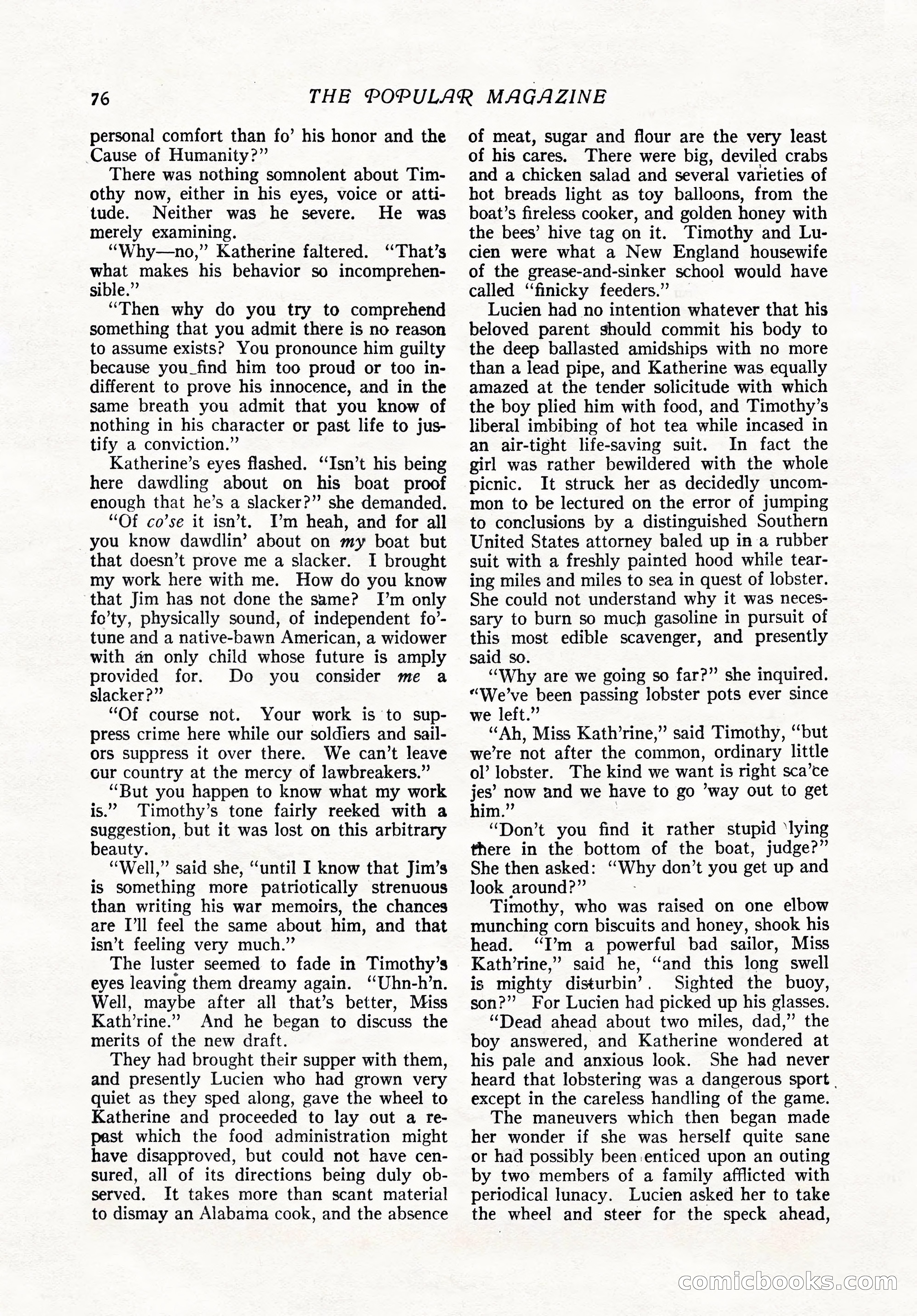 The Popular Magazine, February 7, 1919 — page 82 of 212