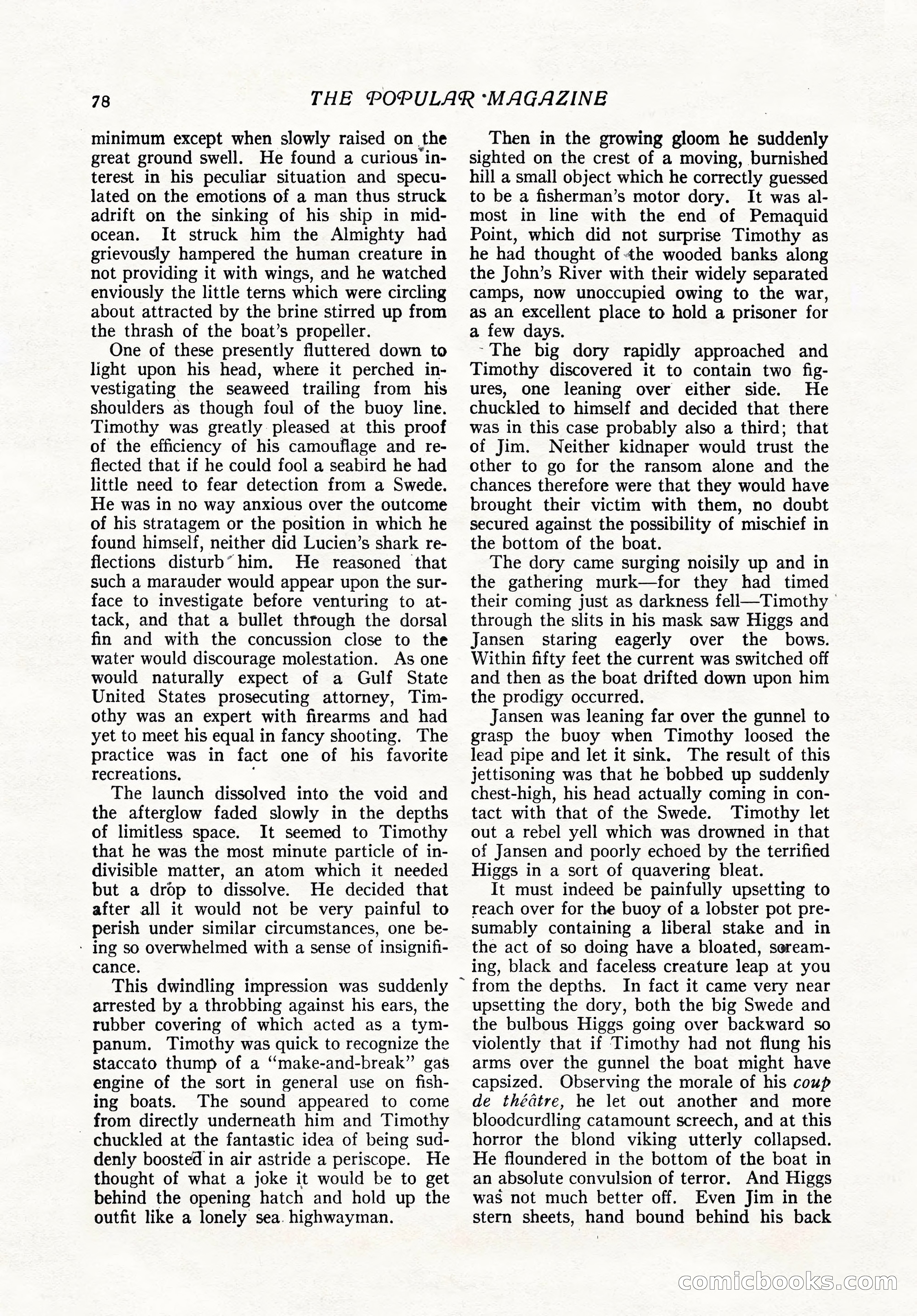 The Popular Magazine, February 7, 1919 — page 84 of 212