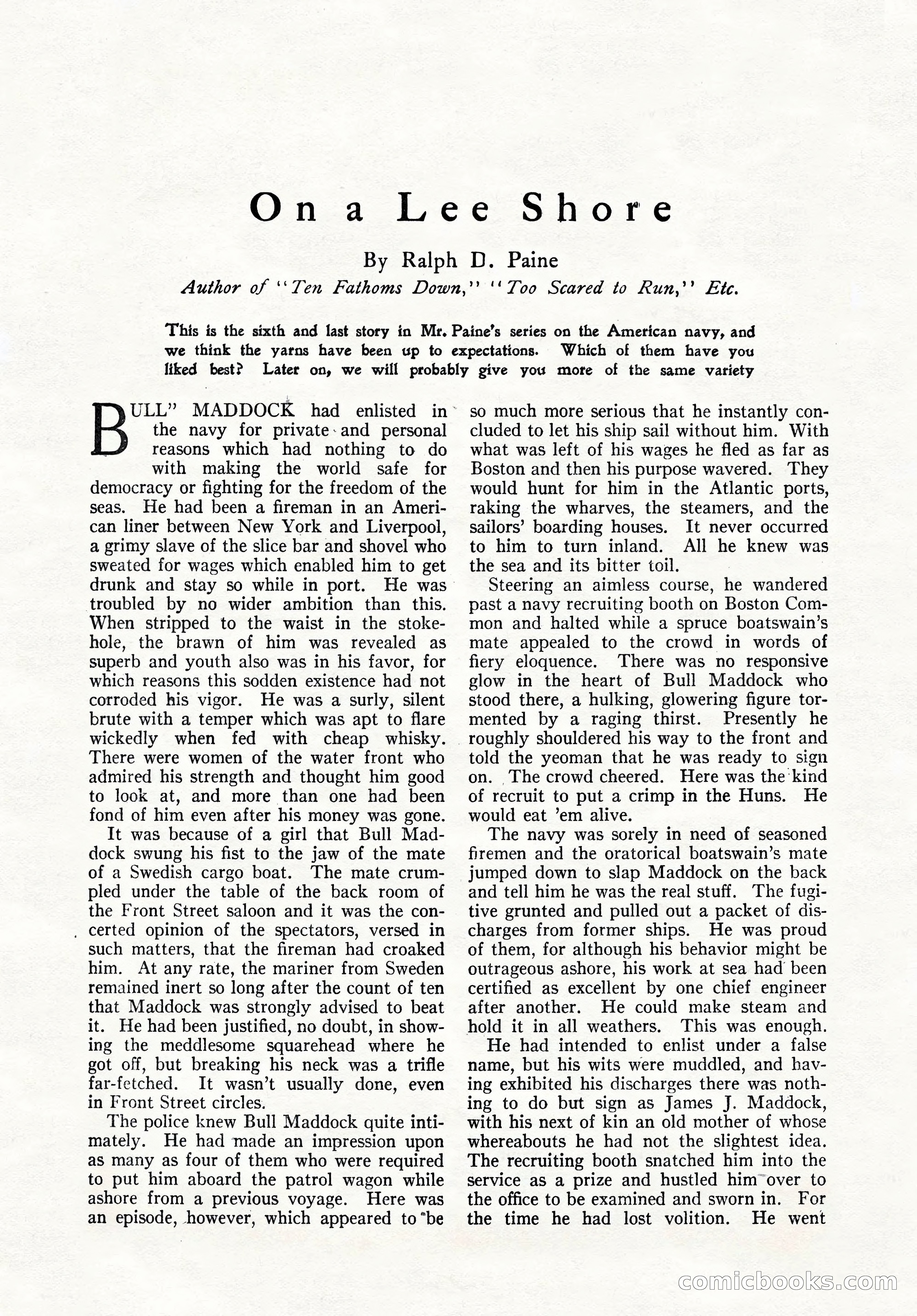 The Popular Magazine, February 7, 1919 — page 86 of 212
