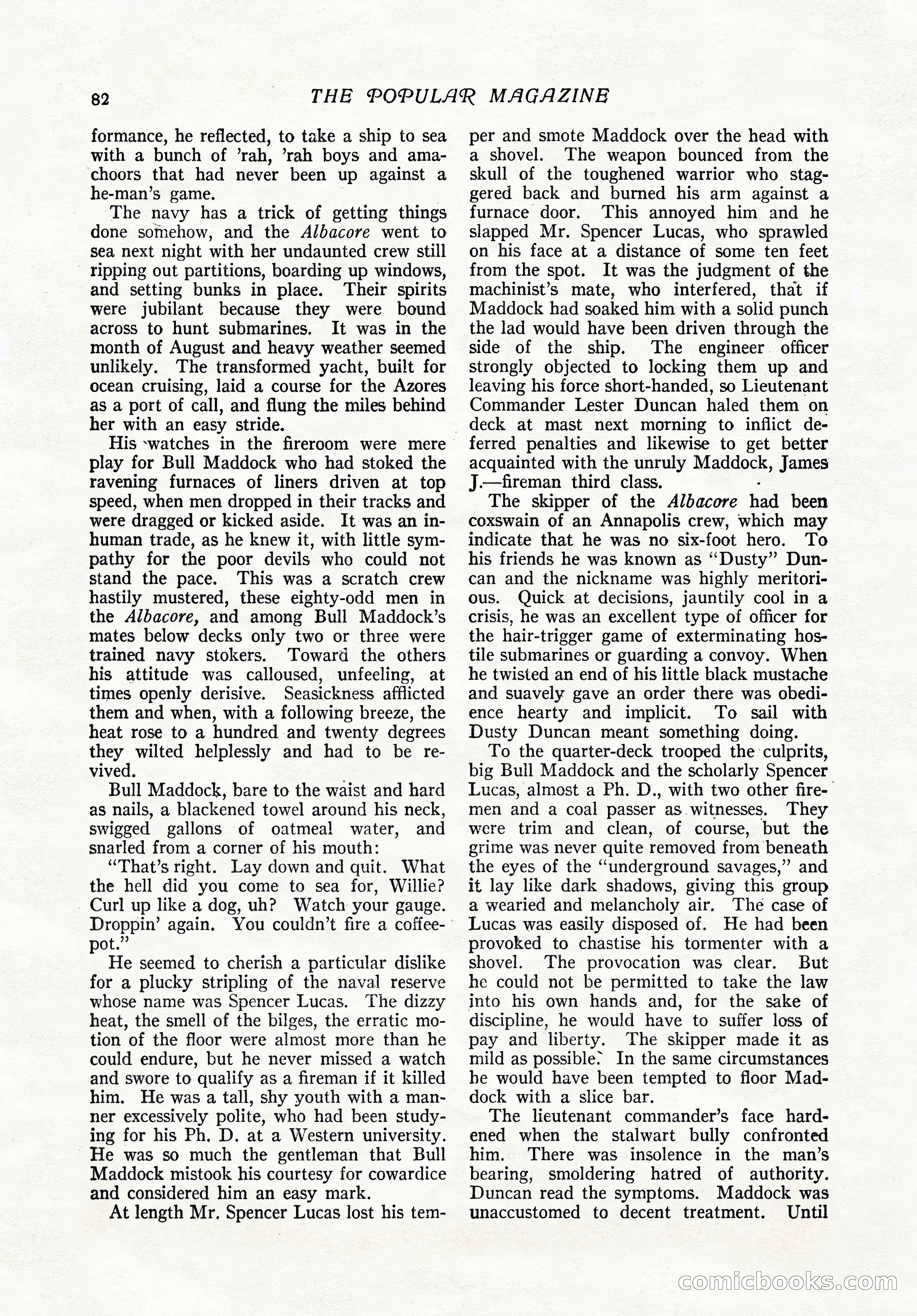 The Popular Magazine, February 7, 1919 — page 88 of 212