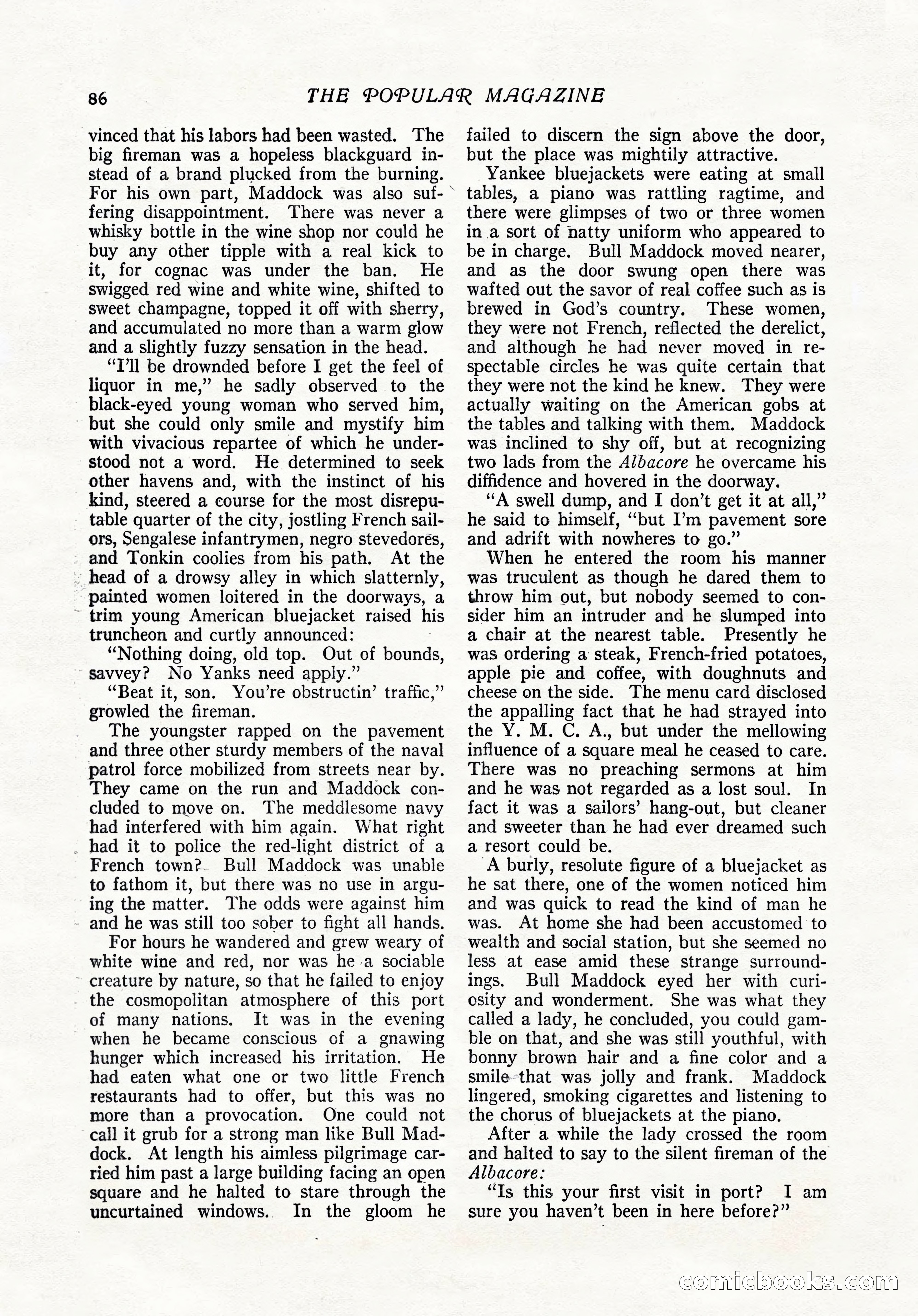 The Popular Magazine, February 7, 1919 — page 92 of 212