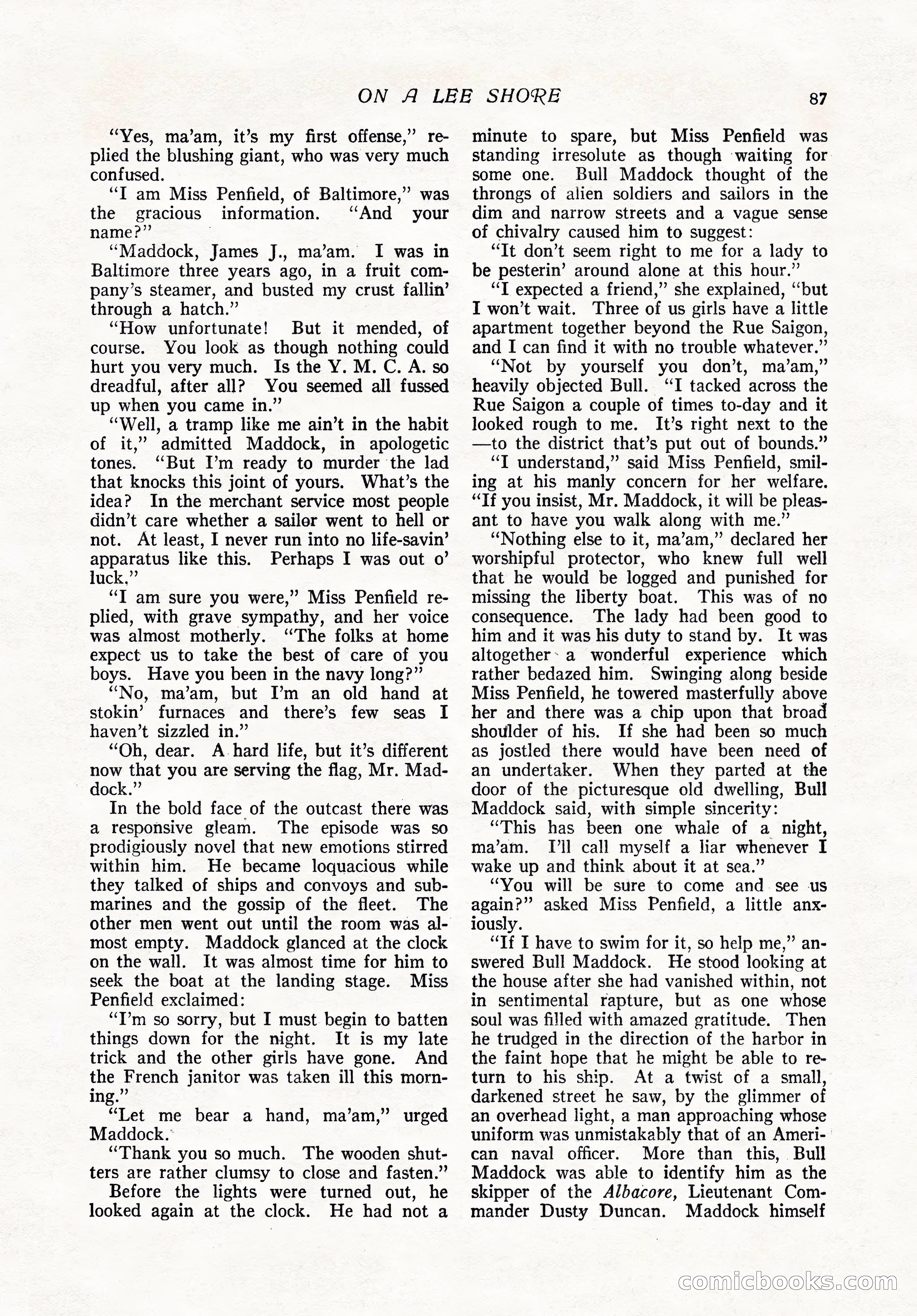 The Popular Magazine, February 7, 1919 — page 93 of 212