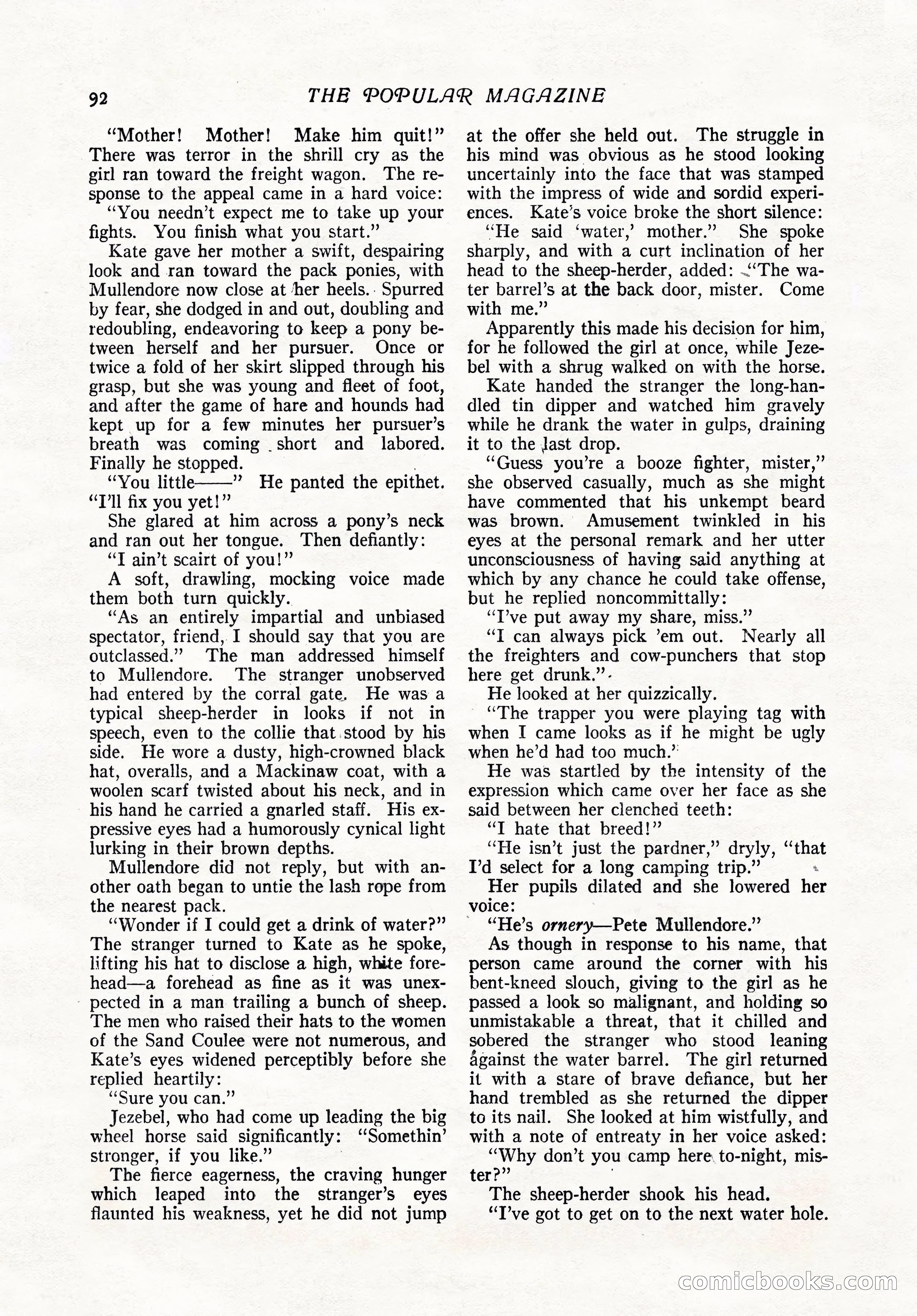 The Popular Magazine, February 7, 1919 — page 98 of 212