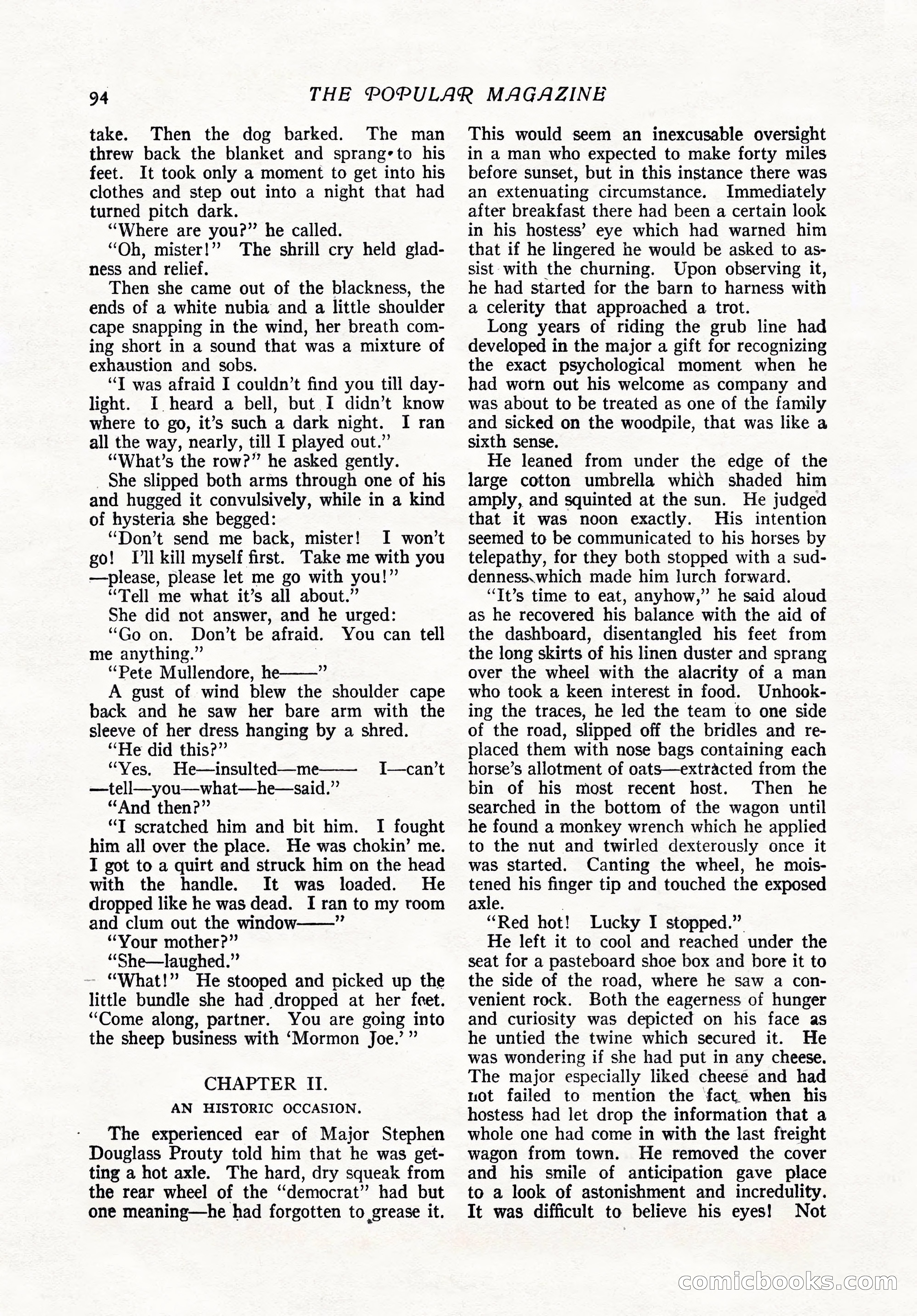 The Popular Magazine, February 7, 1919 — page 100 of 212