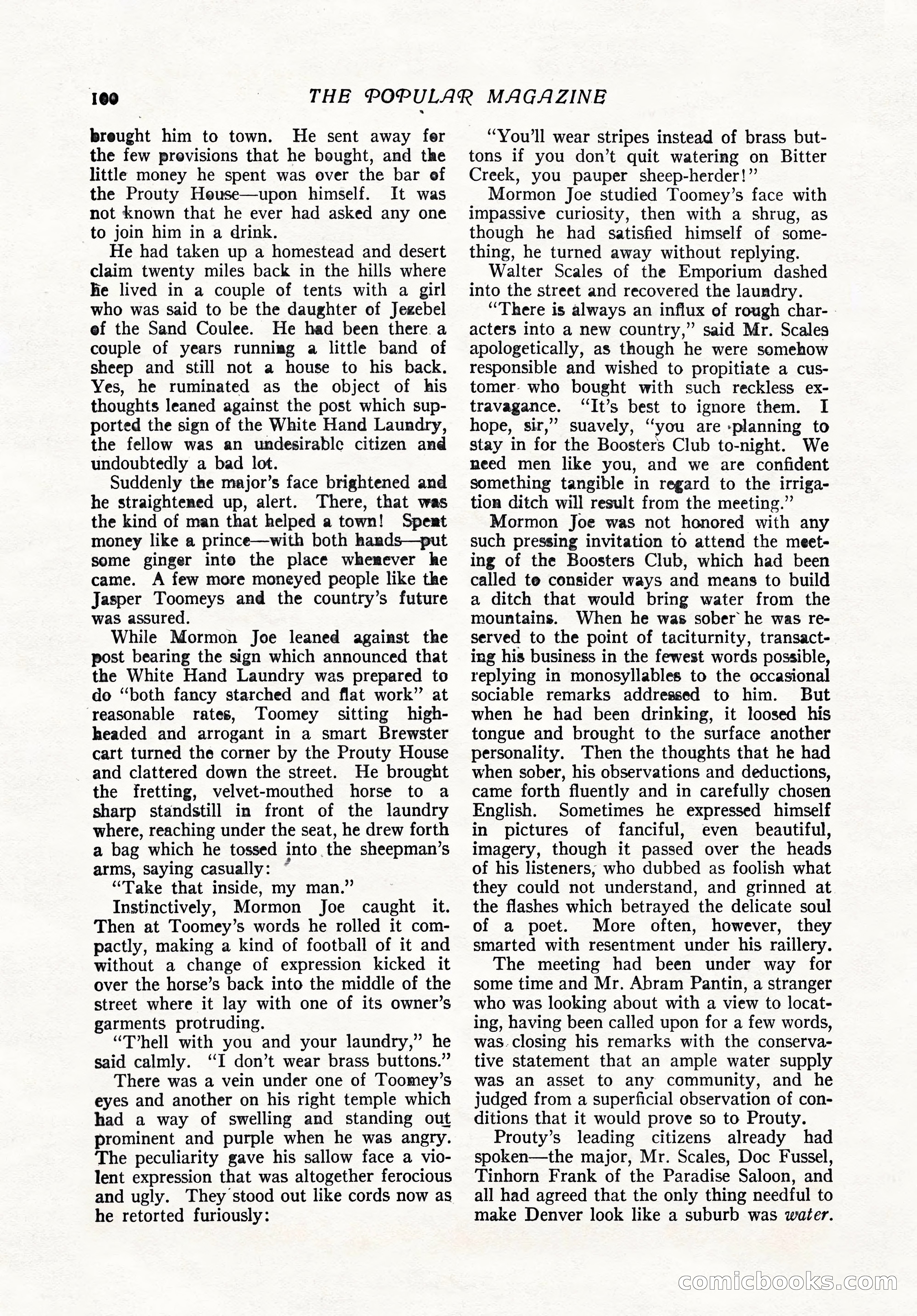 The Popular Magazine, February 7, 1919 — page 106 of 212