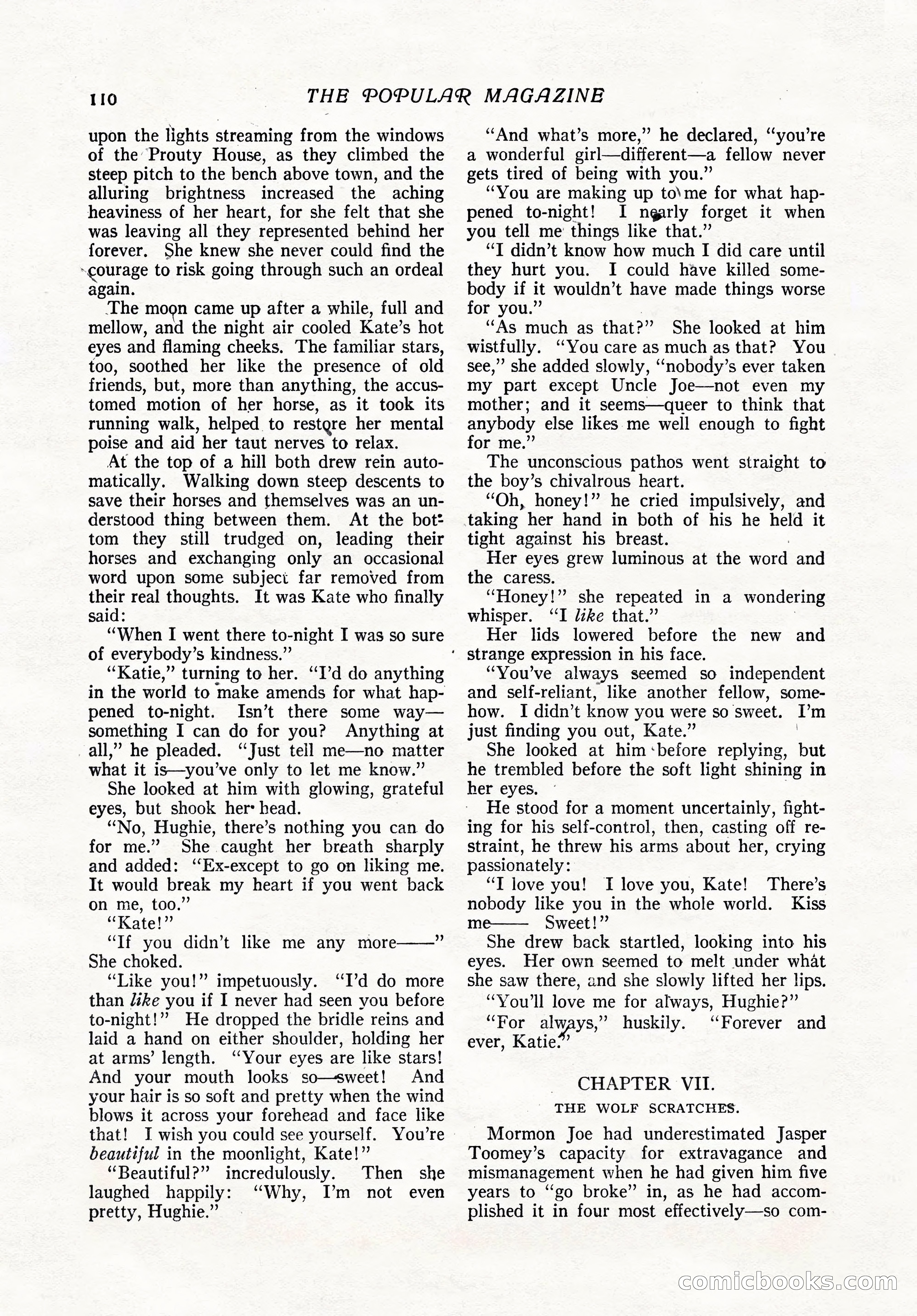 The Popular Magazine, February 7, 1919 — page 116 of 212
