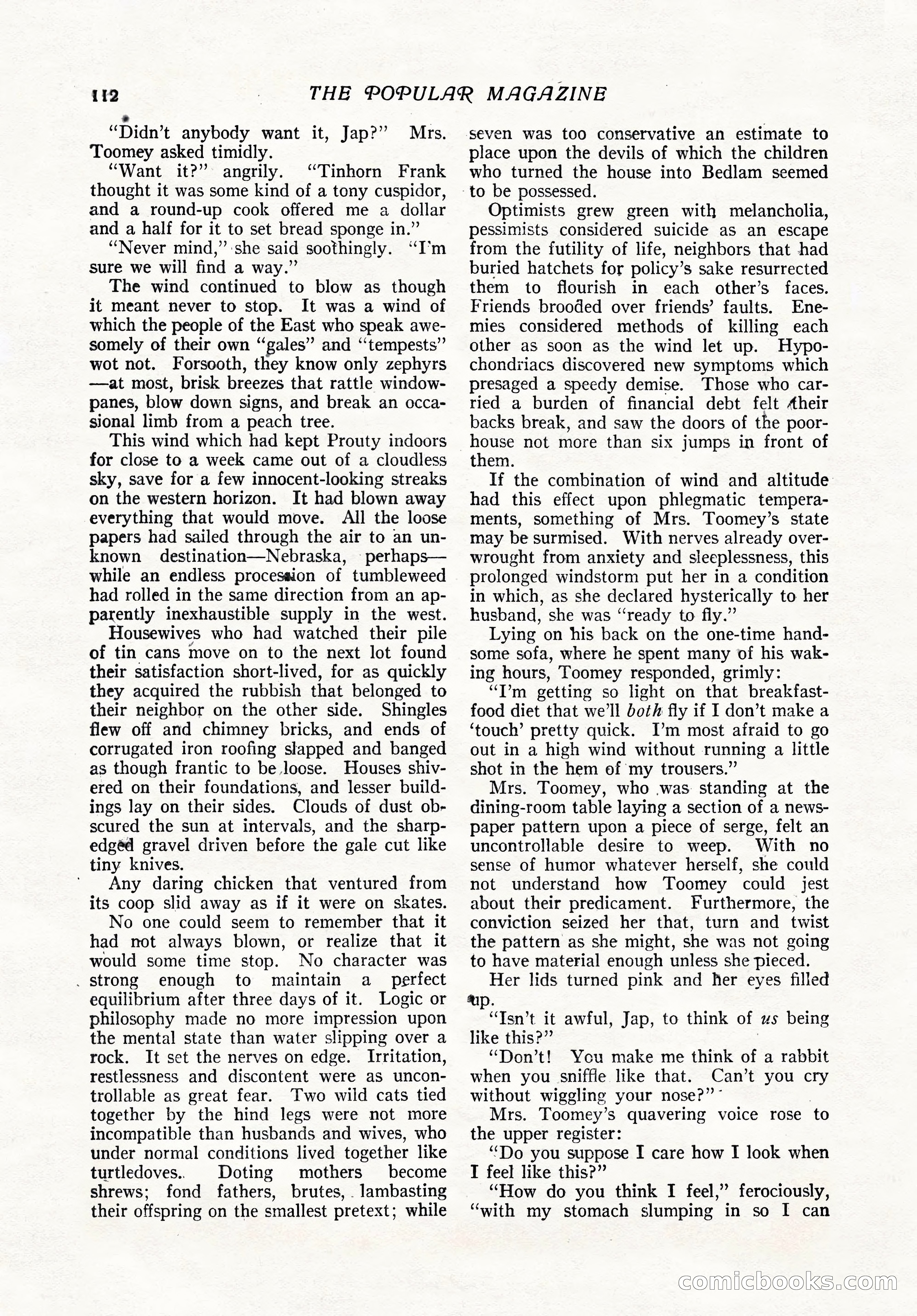 The Popular Magazine, February 7, 1919 — page 118 of 212