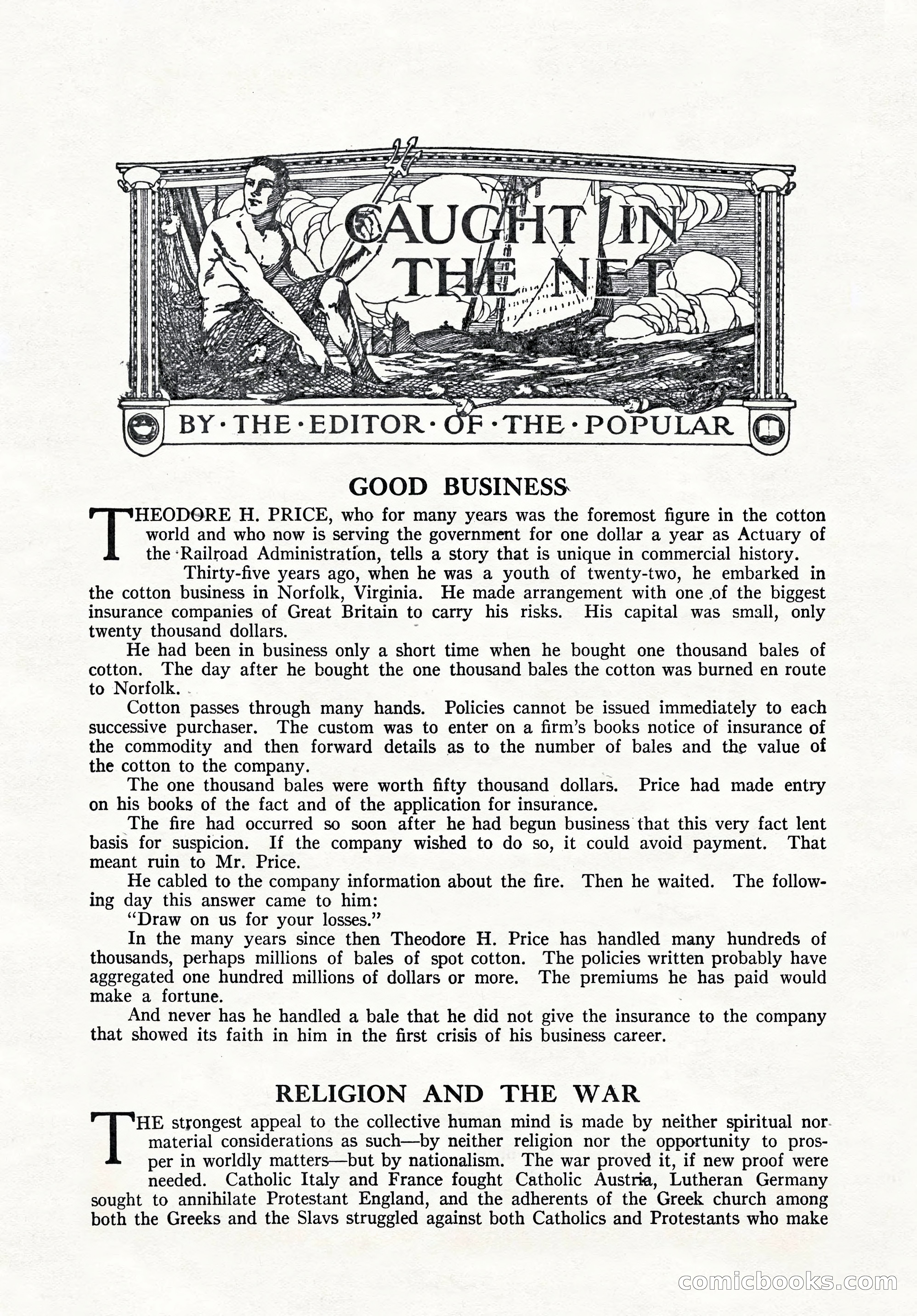 The Popular Magazine, February 7, 1919 — page 124 of 212