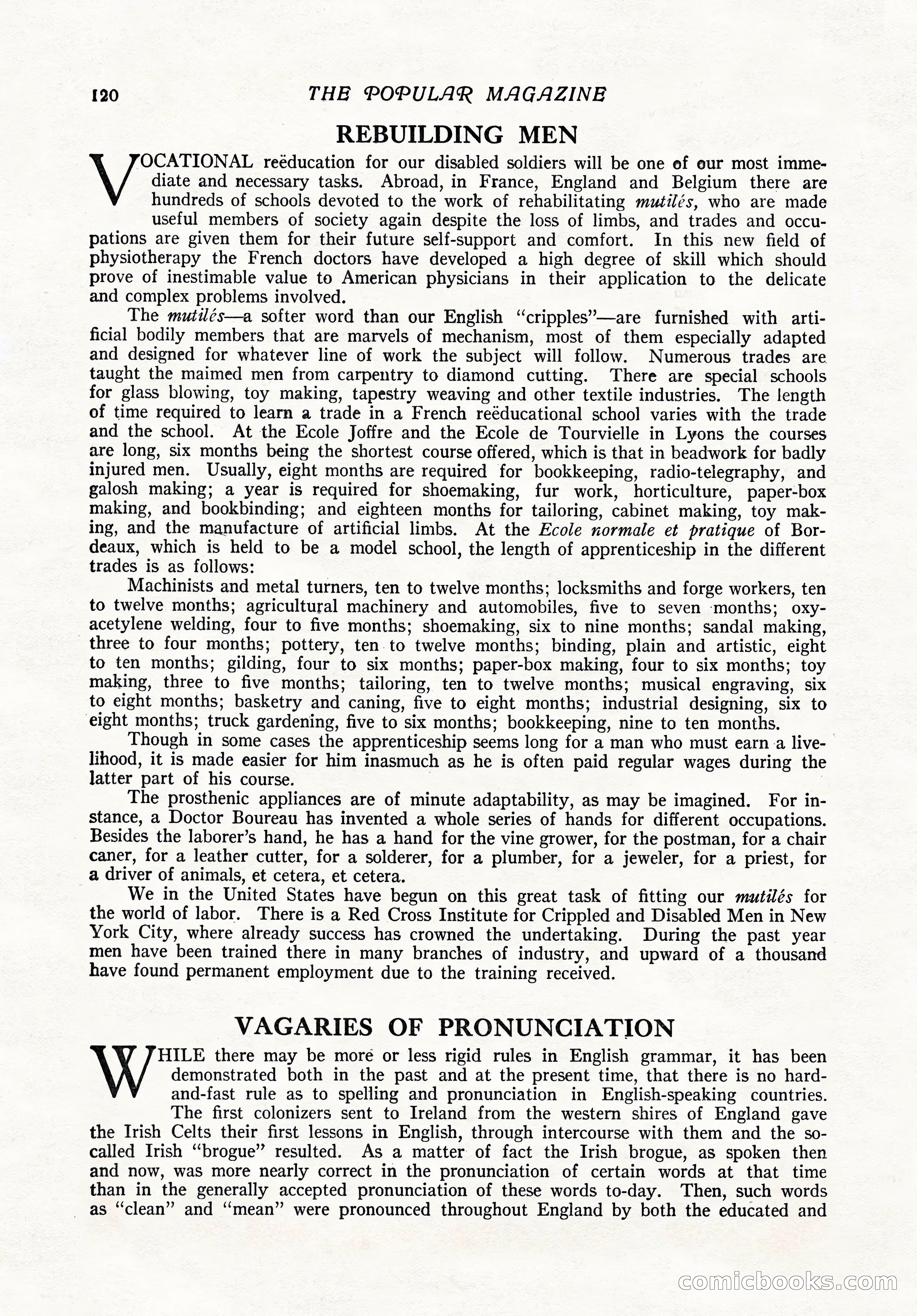 The Popular Magazine, February 7, 1919 — page 126 of 212