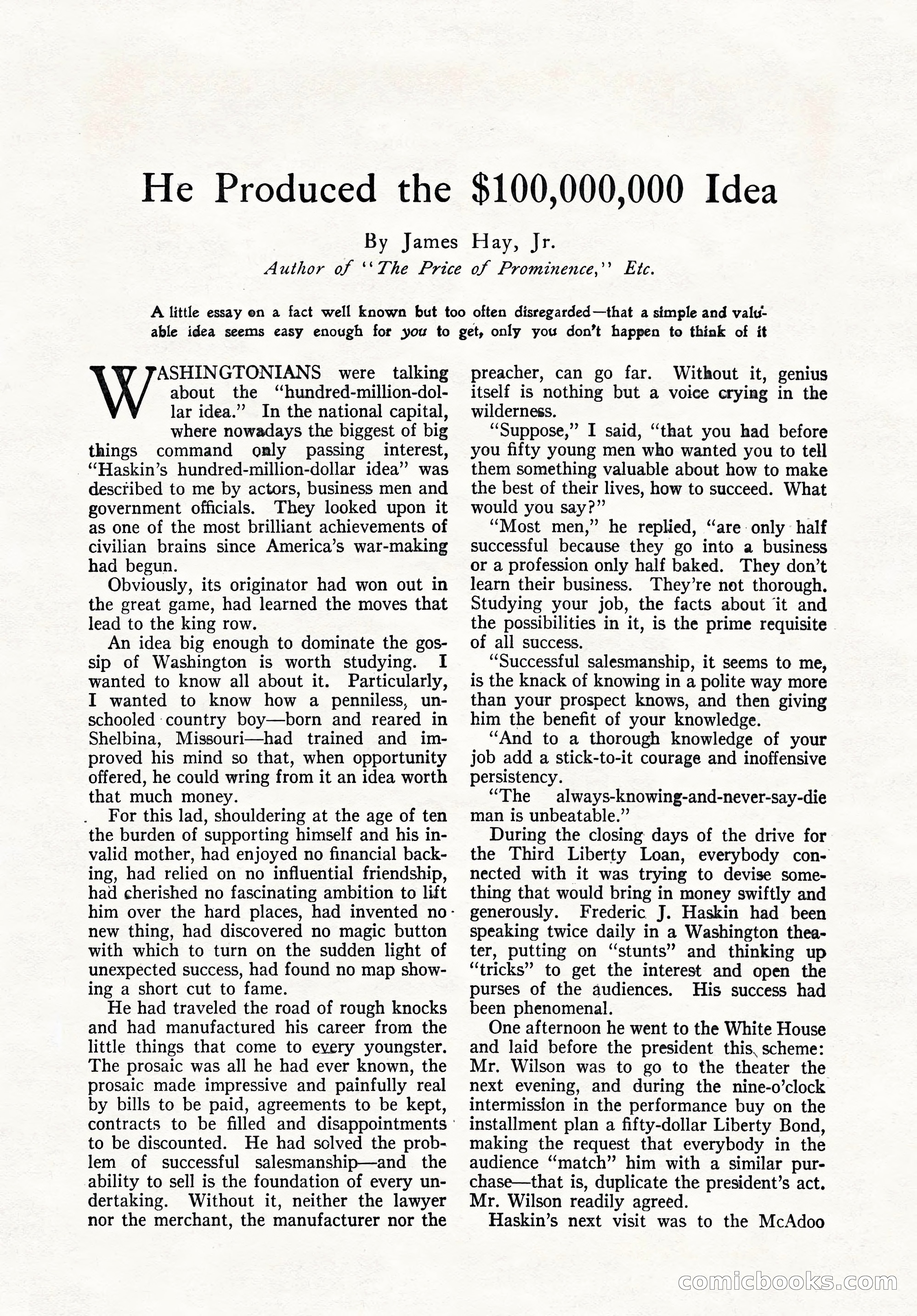 The Popular Magazine, February 7, 1919 — page 129 of 212
