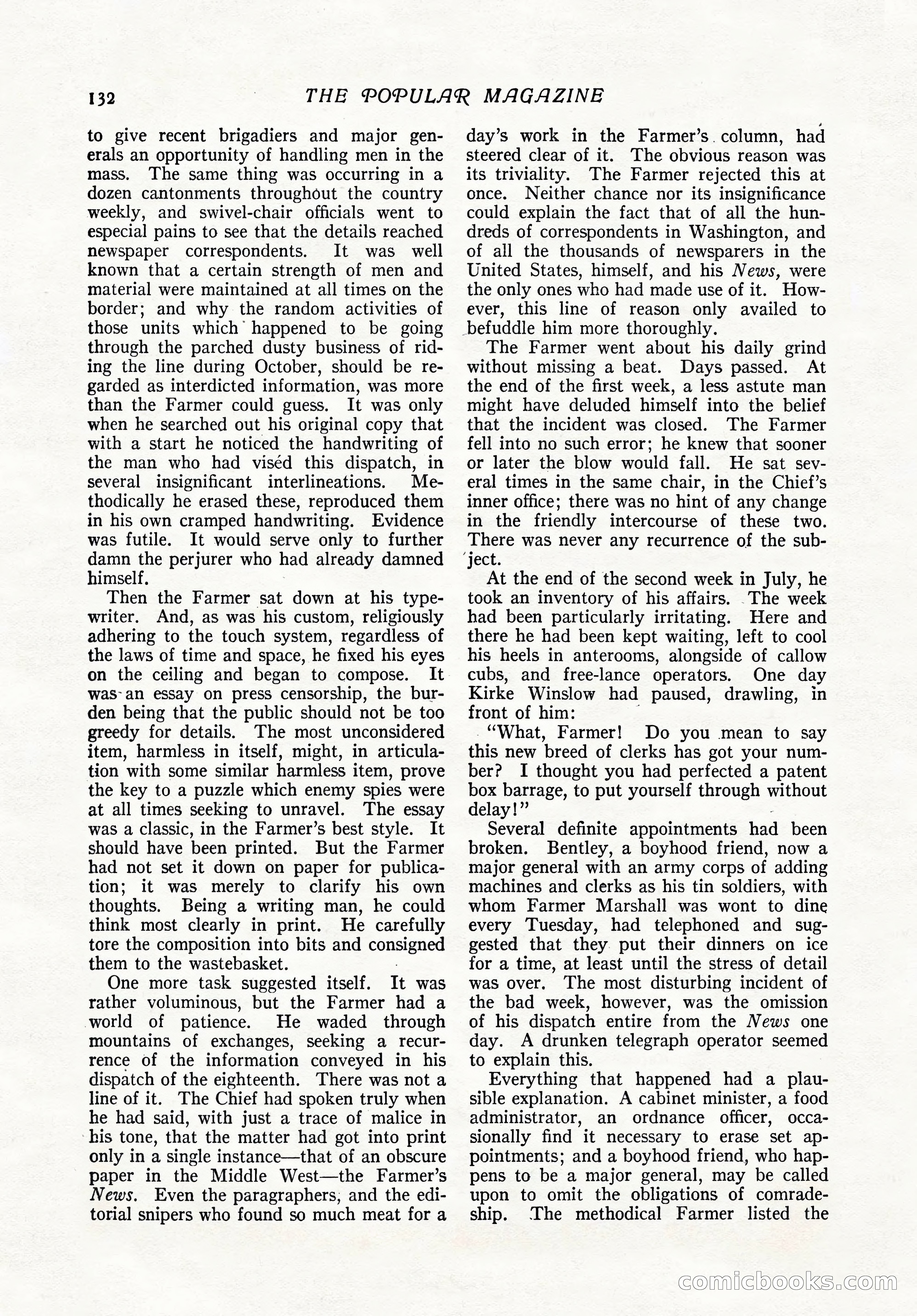 The Popular Magazine, February 7, 1919 — page 138 of 212