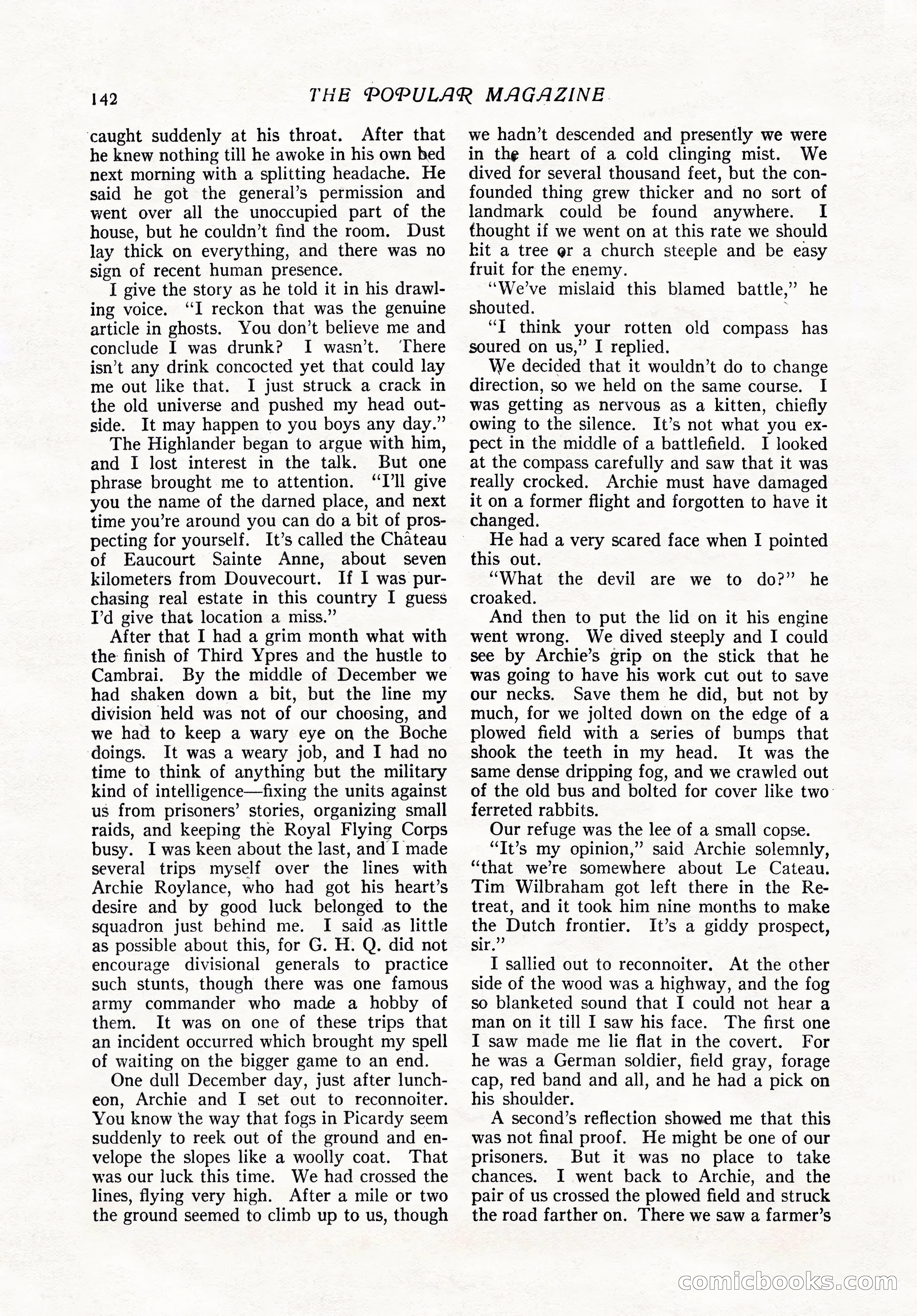 The Popular Magazine, February 7, 1919 — page 148 of 212
