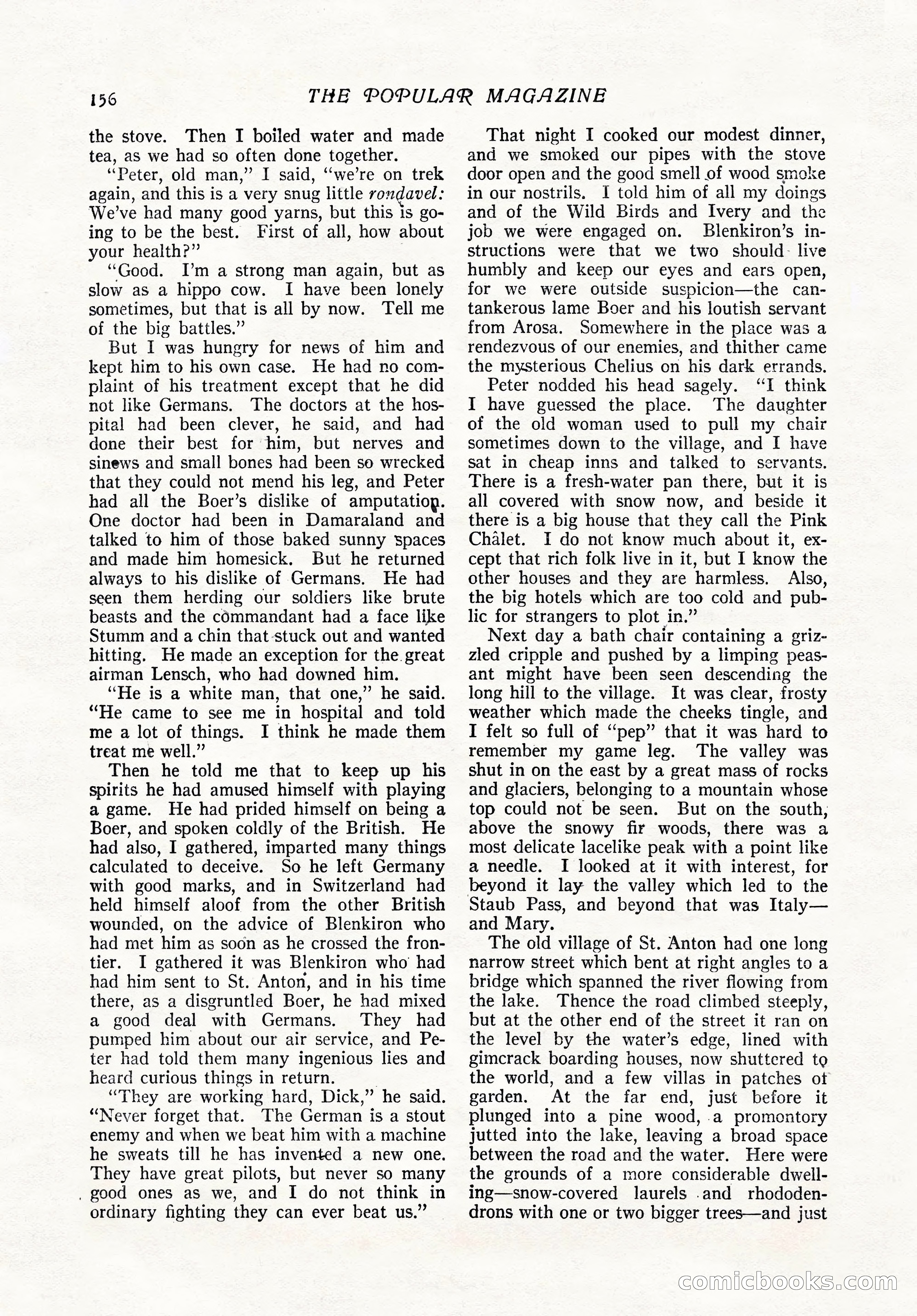 The Popular Magazine, February 7, 1919 — page 162 of 212