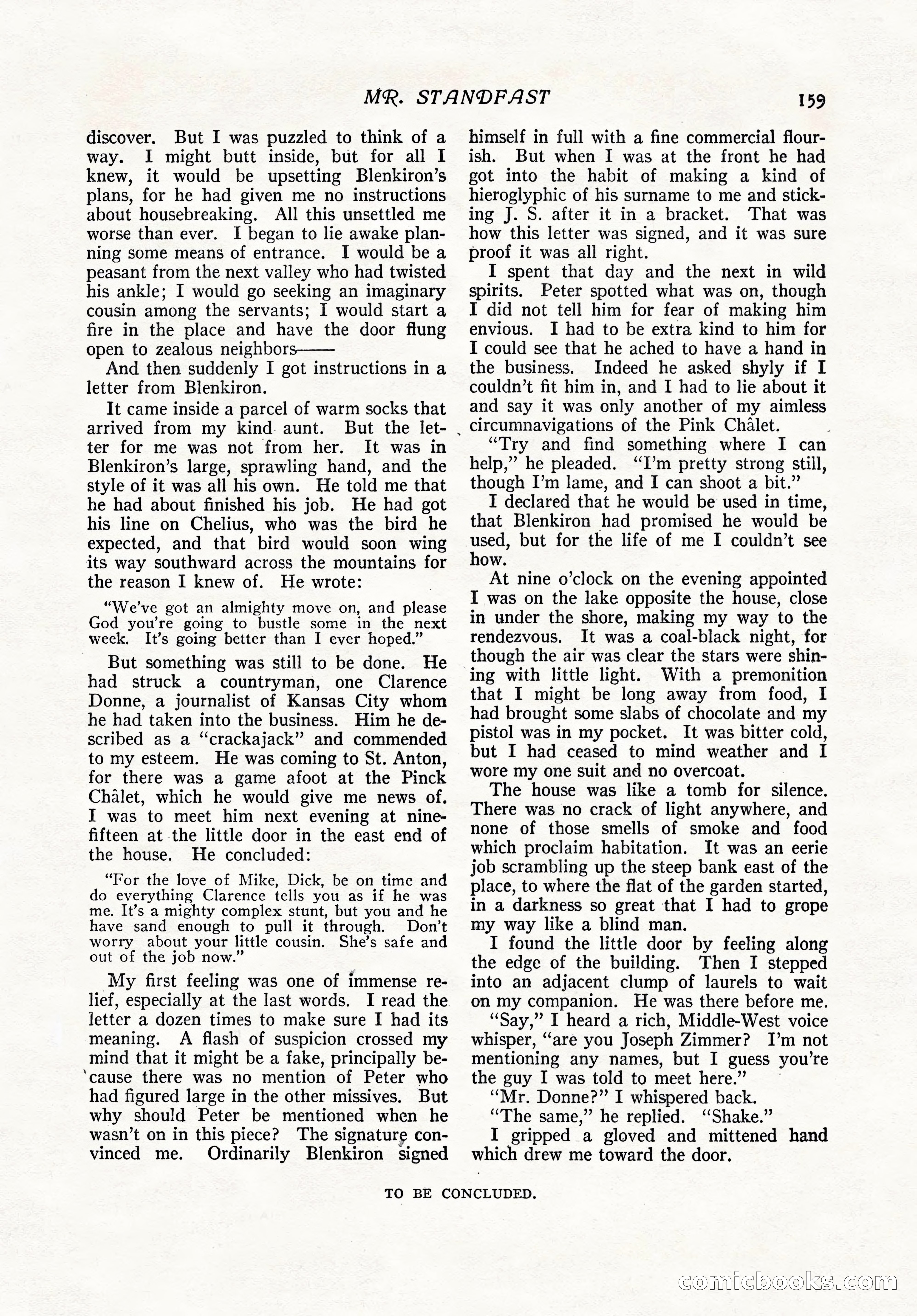 The Popular Magazine, February 7, 1919 — page 165 of 212