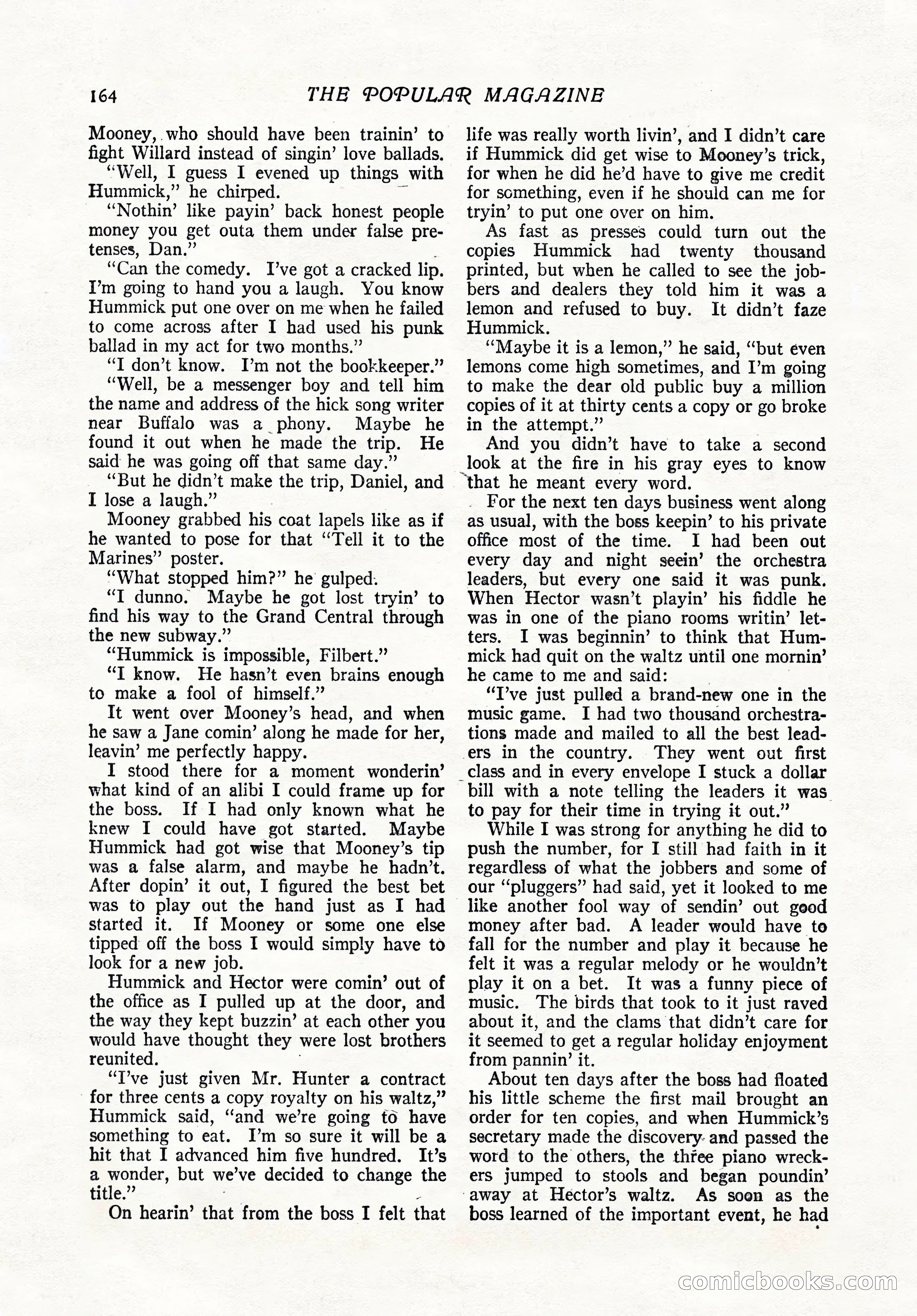 The Popular Magazine, February 7, 1919 — page 170 of 212