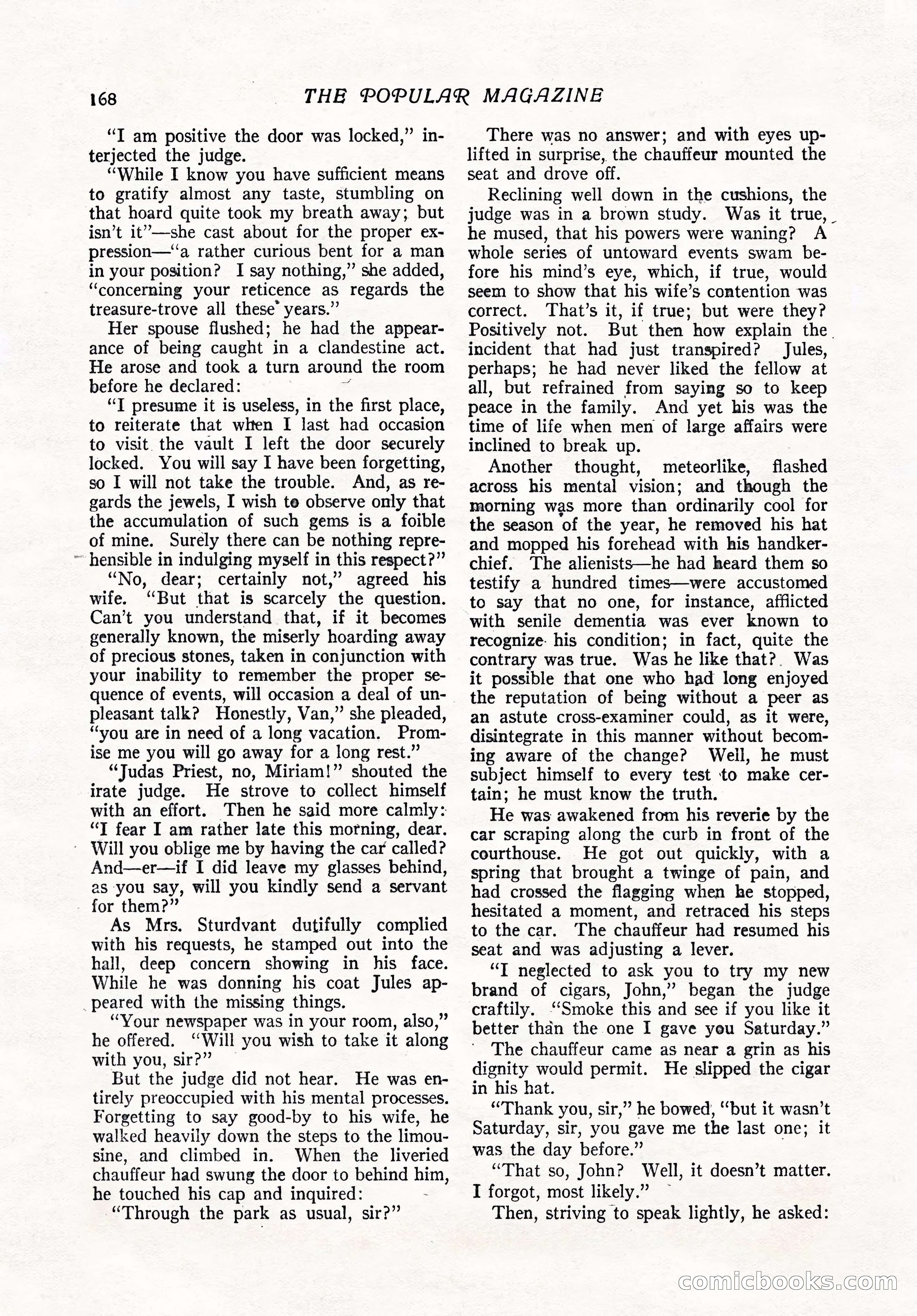 The Popular Magazine, February 7, 1919 — page 174 of 212