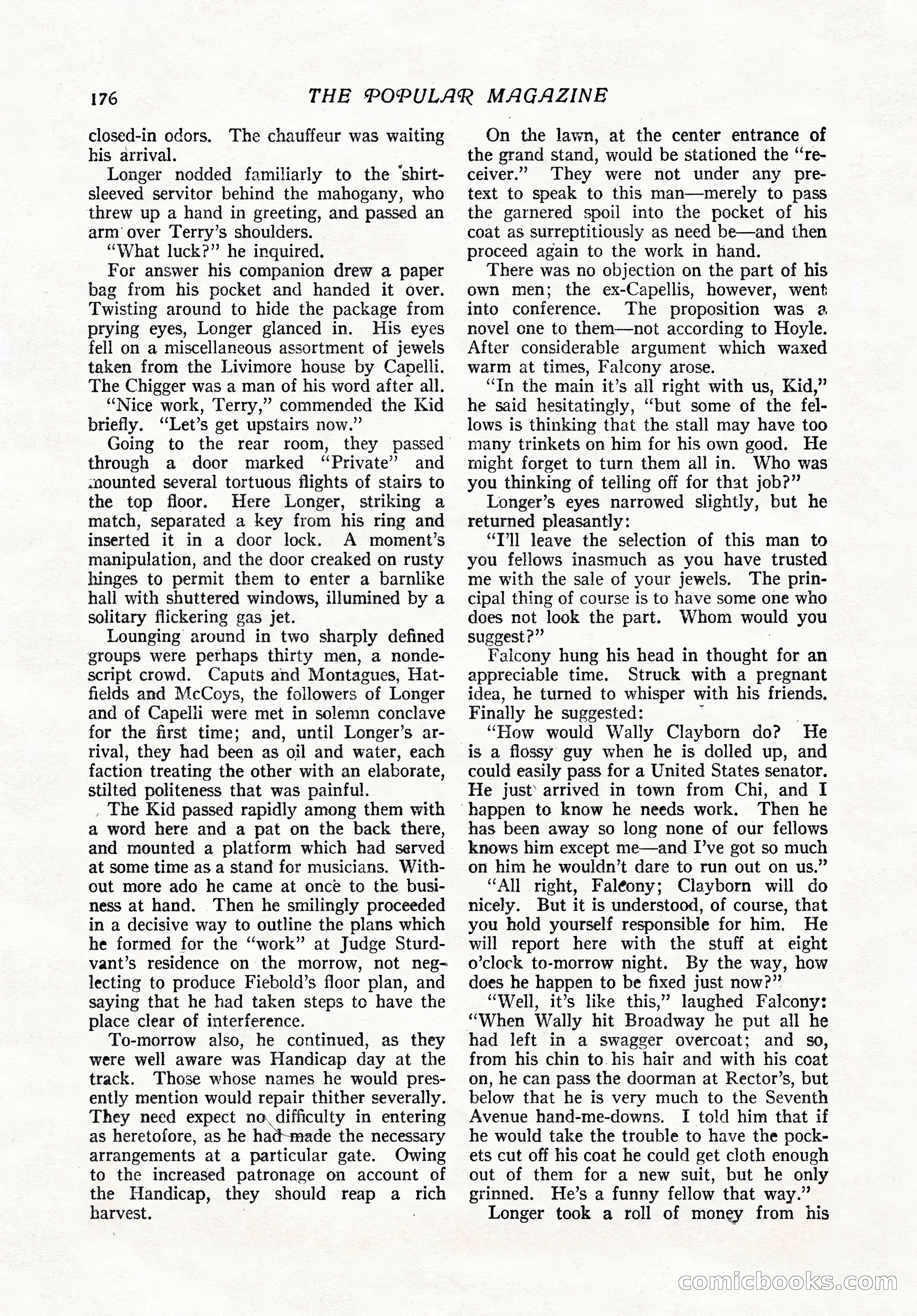 The Popular Magazine, February 7, 1919 — page 182 of 212