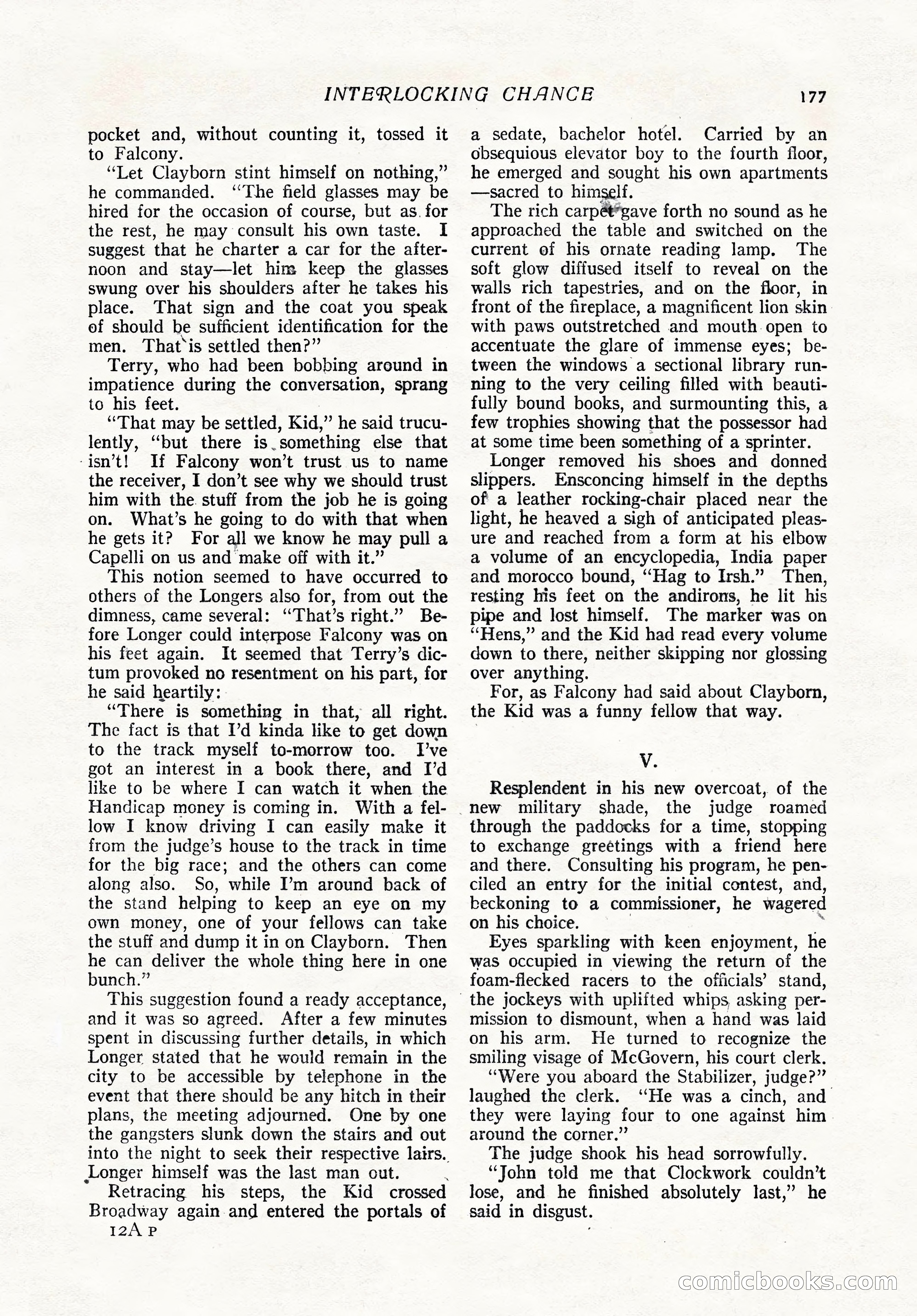 The Popular Magazine, February 7, 1919 — page 183 of 212