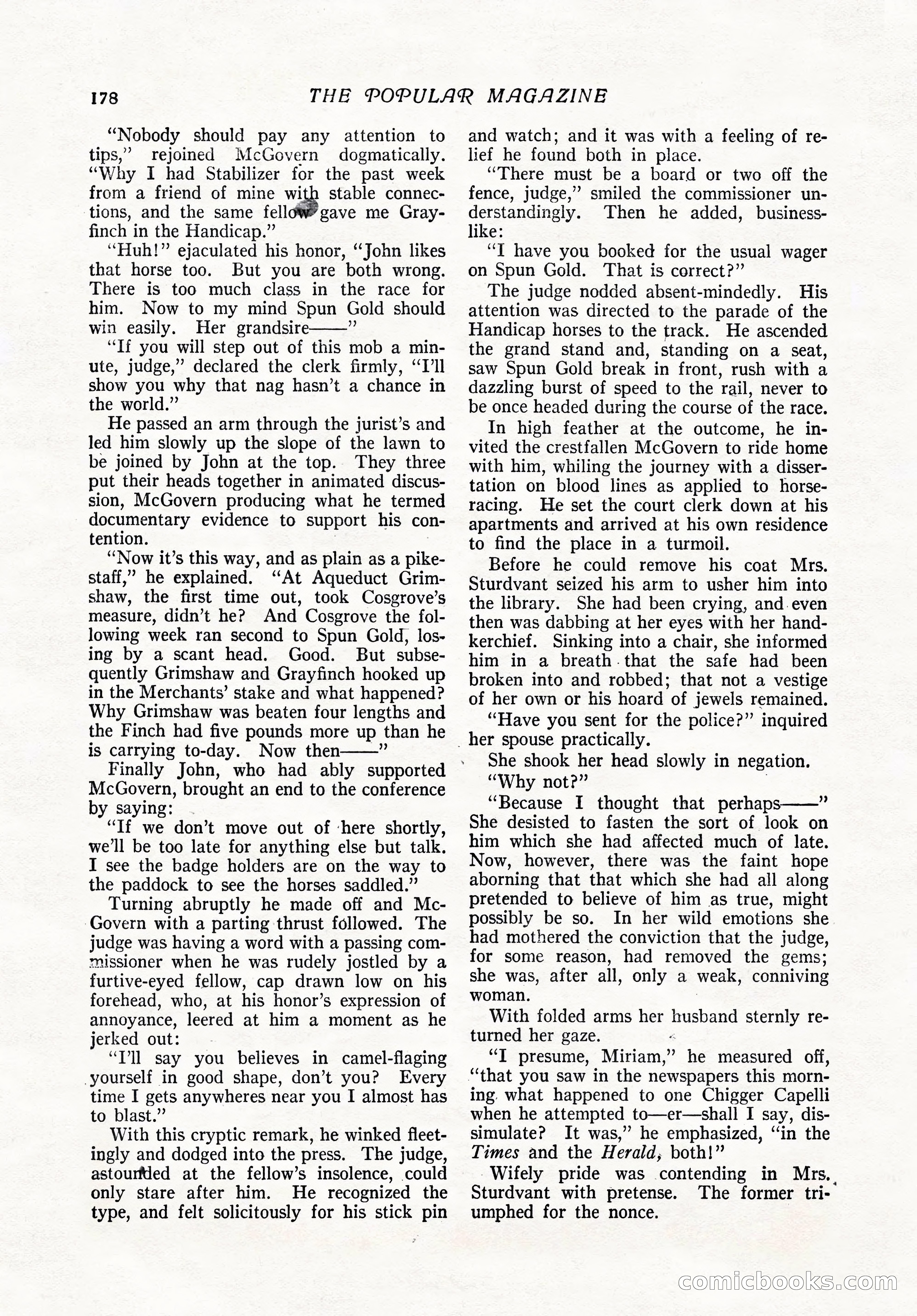 The Popular Magazine, February 7, 1919 — page 184 of 212