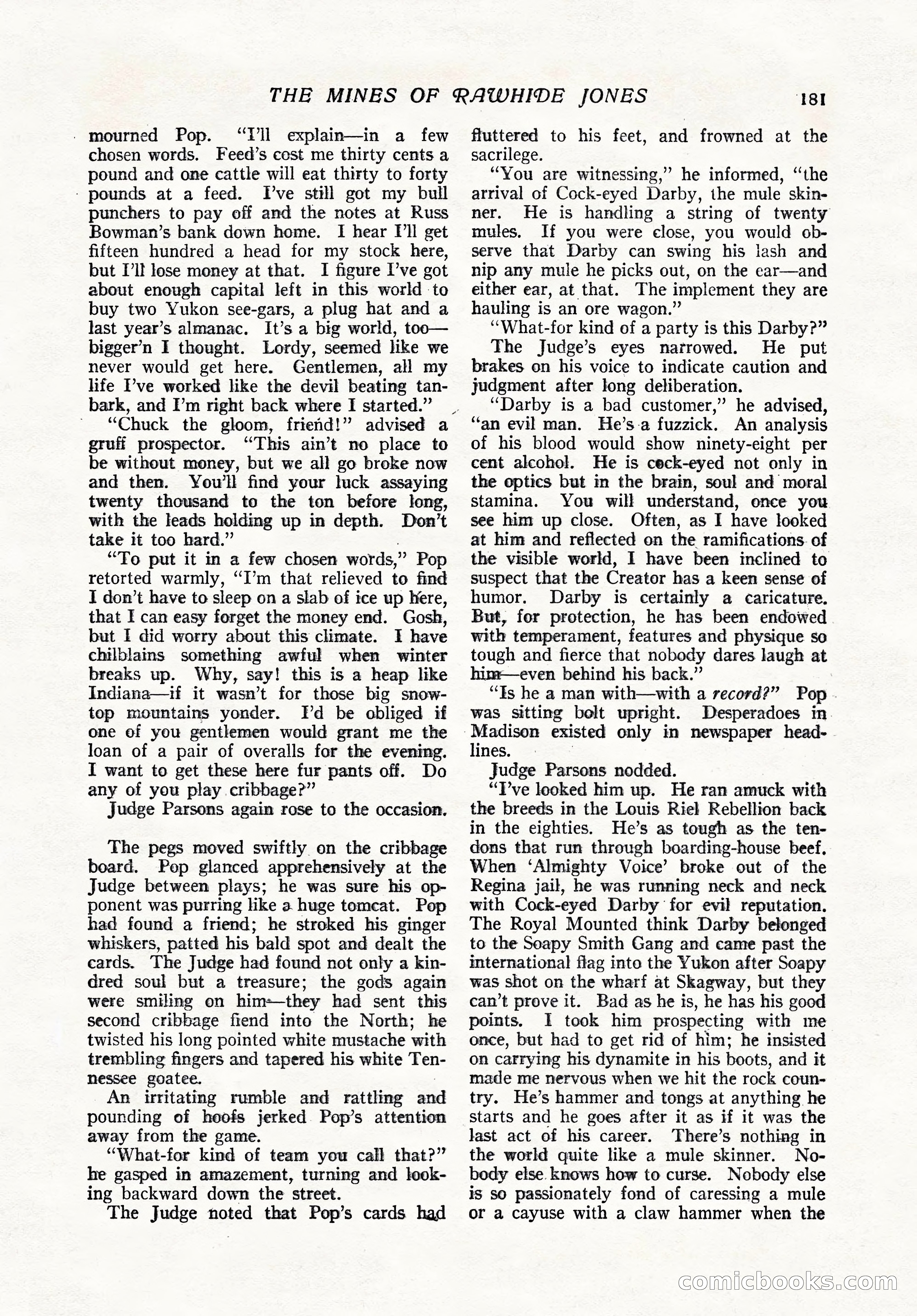 The Popular Magazine, February 7, 1919 — page 187 of 212