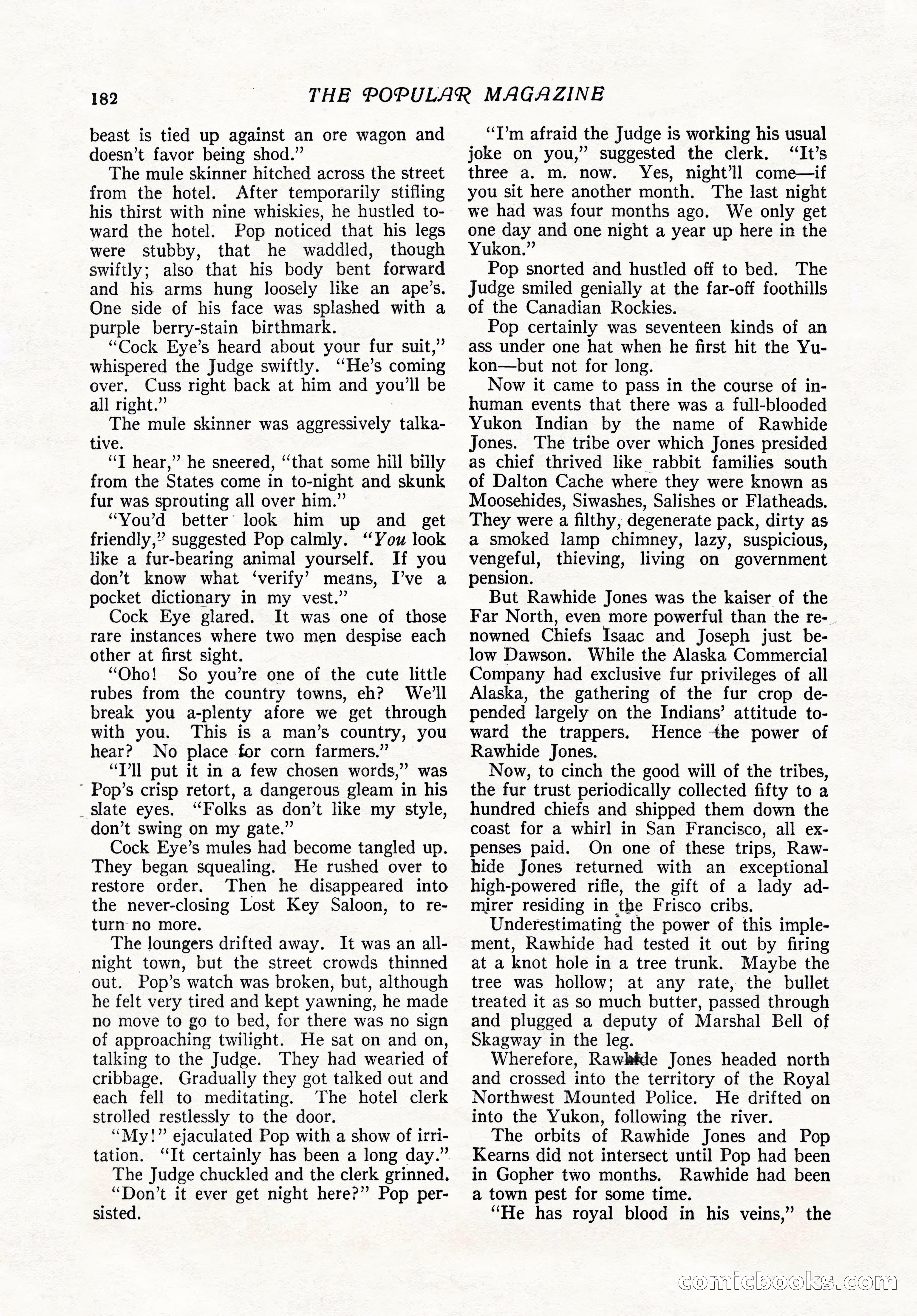 The Popular Magazine, February 7, 1919 — page 188 of 212