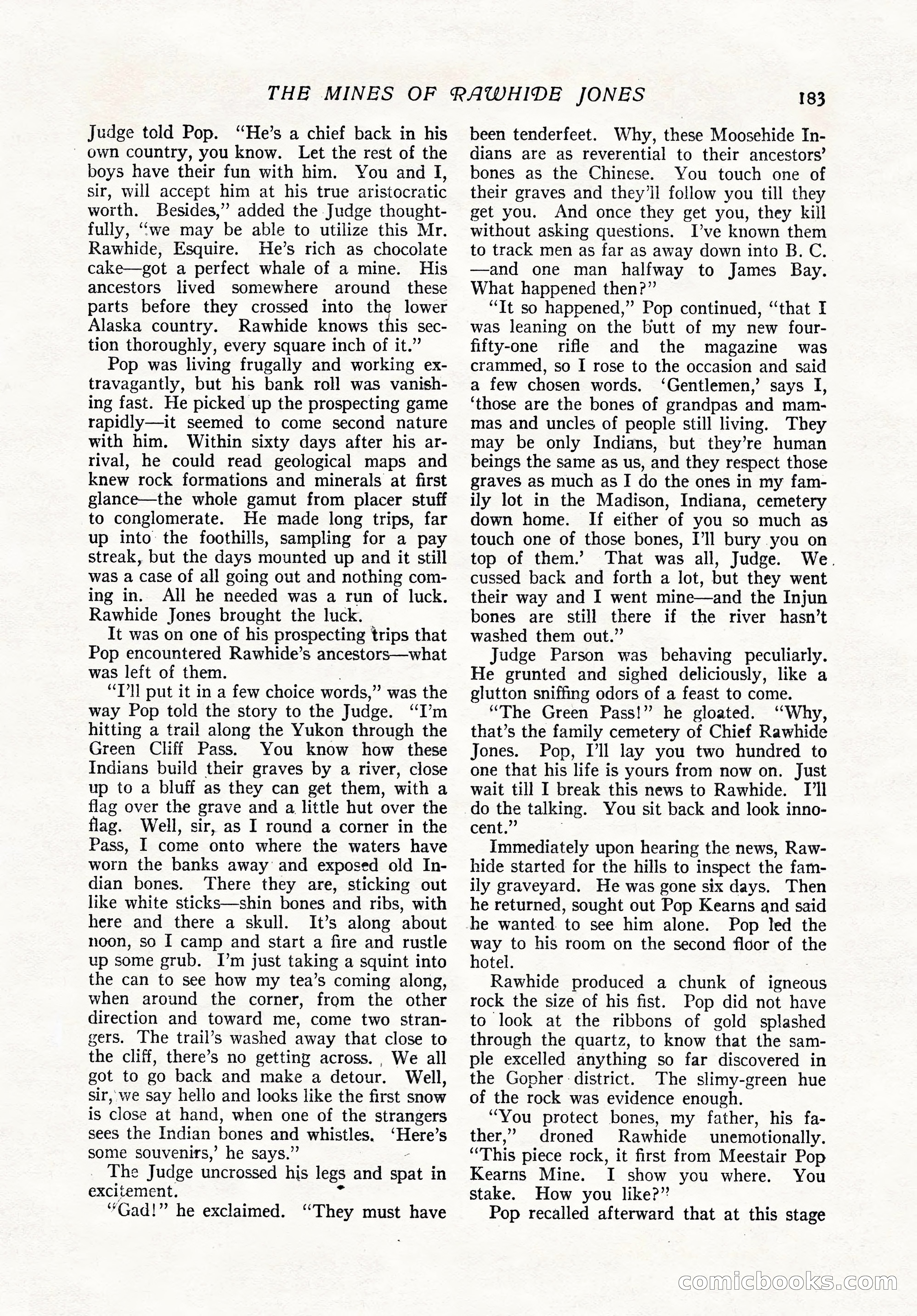The Popular Magazine, February 7, 1919 — page 189 of 212
