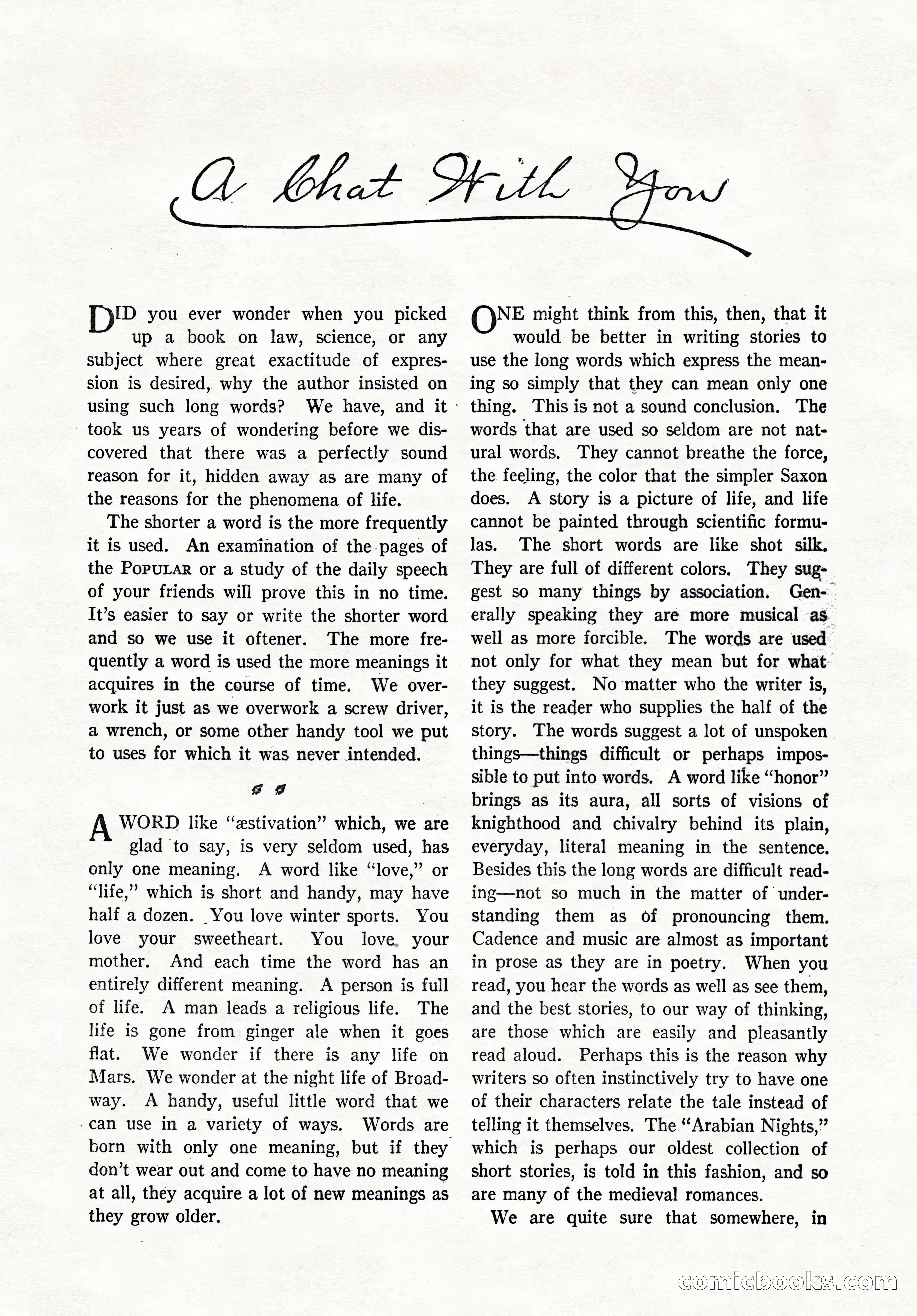 The Popular Magazine, February 7, 1919 — page 197 of 212