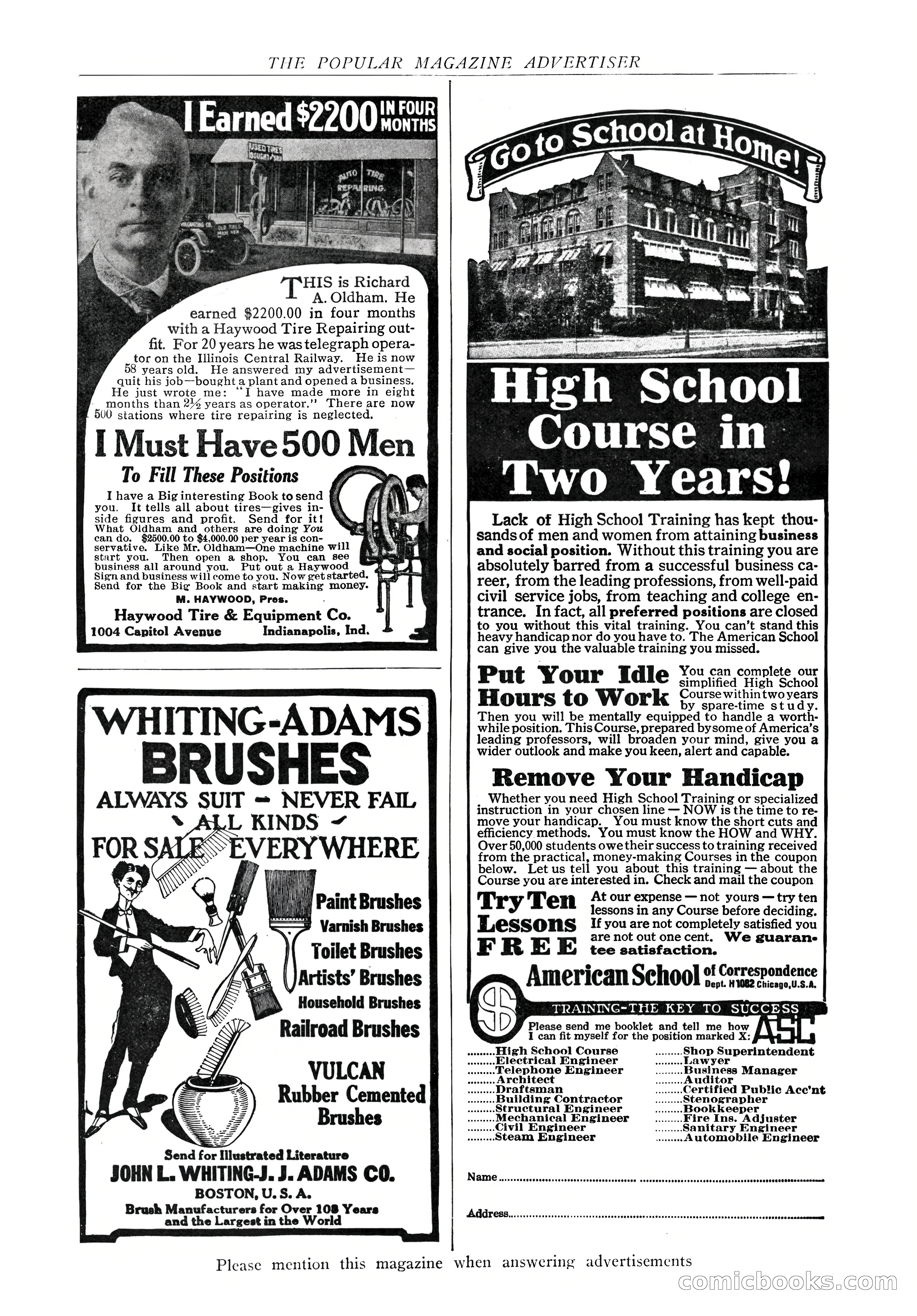 The Popular Magazine, February 7, 1919 — page 203 of 212