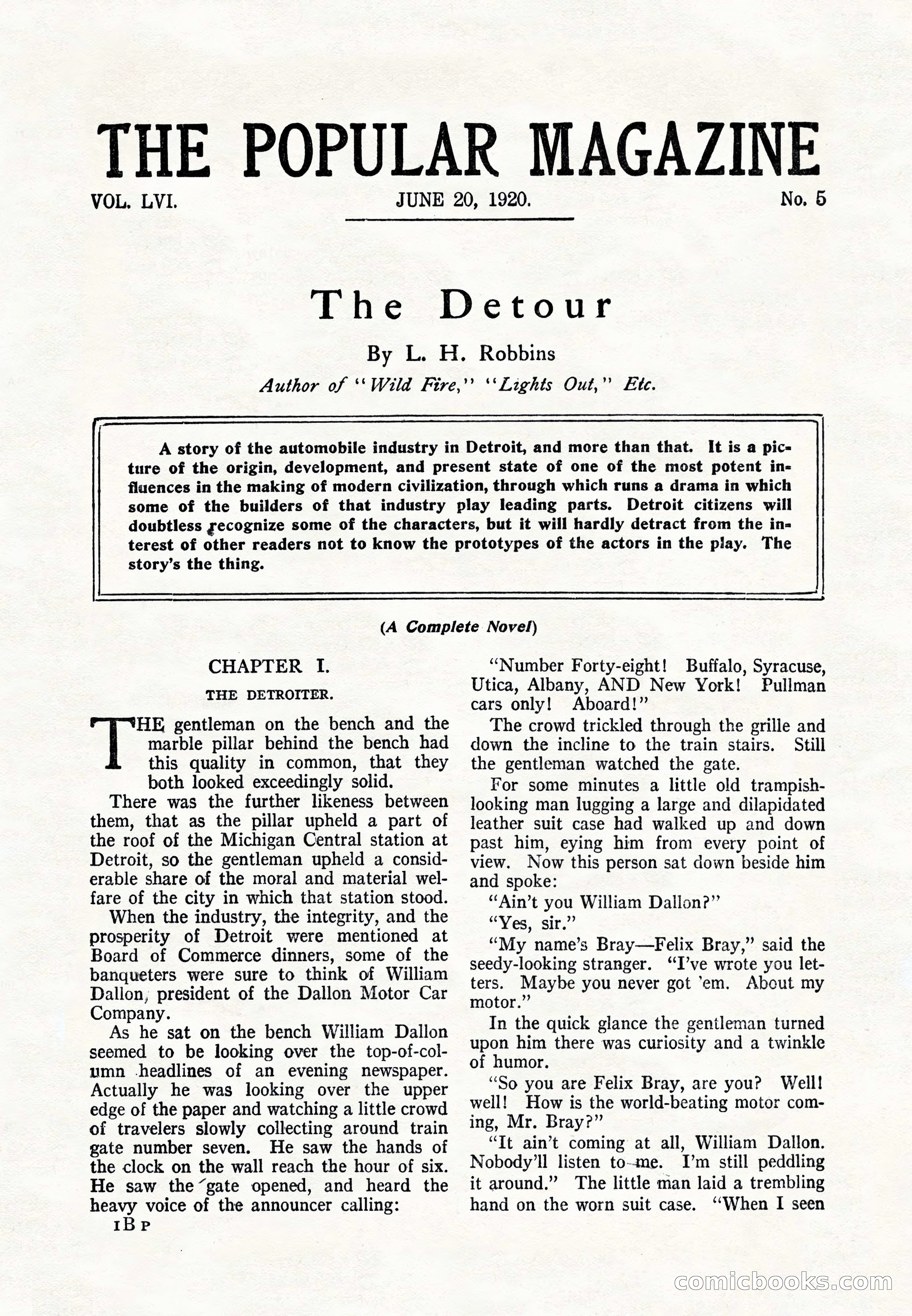 The Popular Magazine, June 20, 1920 — page 3 of 164