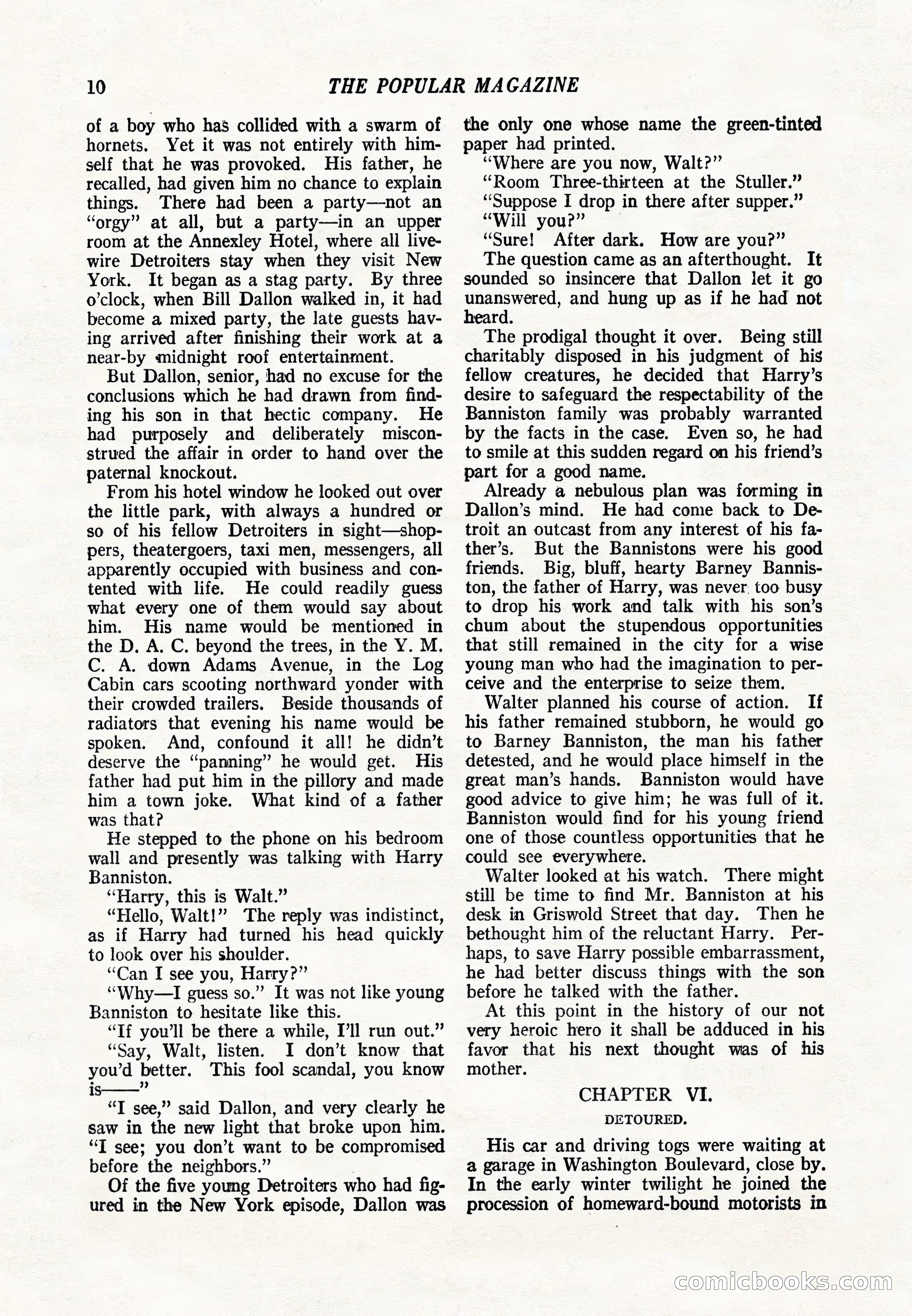 The Popular Magazine, June 20, 1920 — page 12 of 164