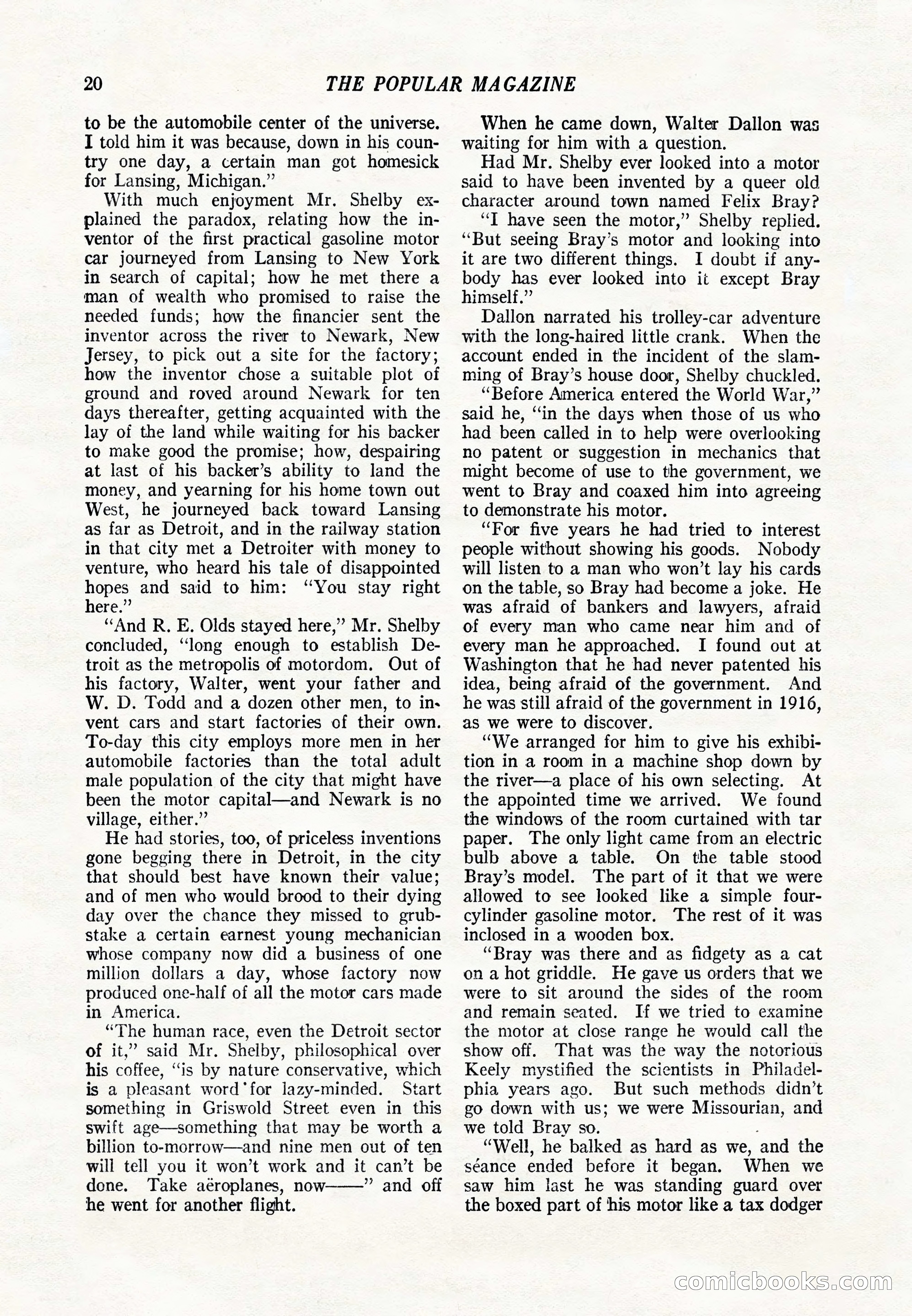 The Popular Magazine, June 20, 1920 — page 22 of 164