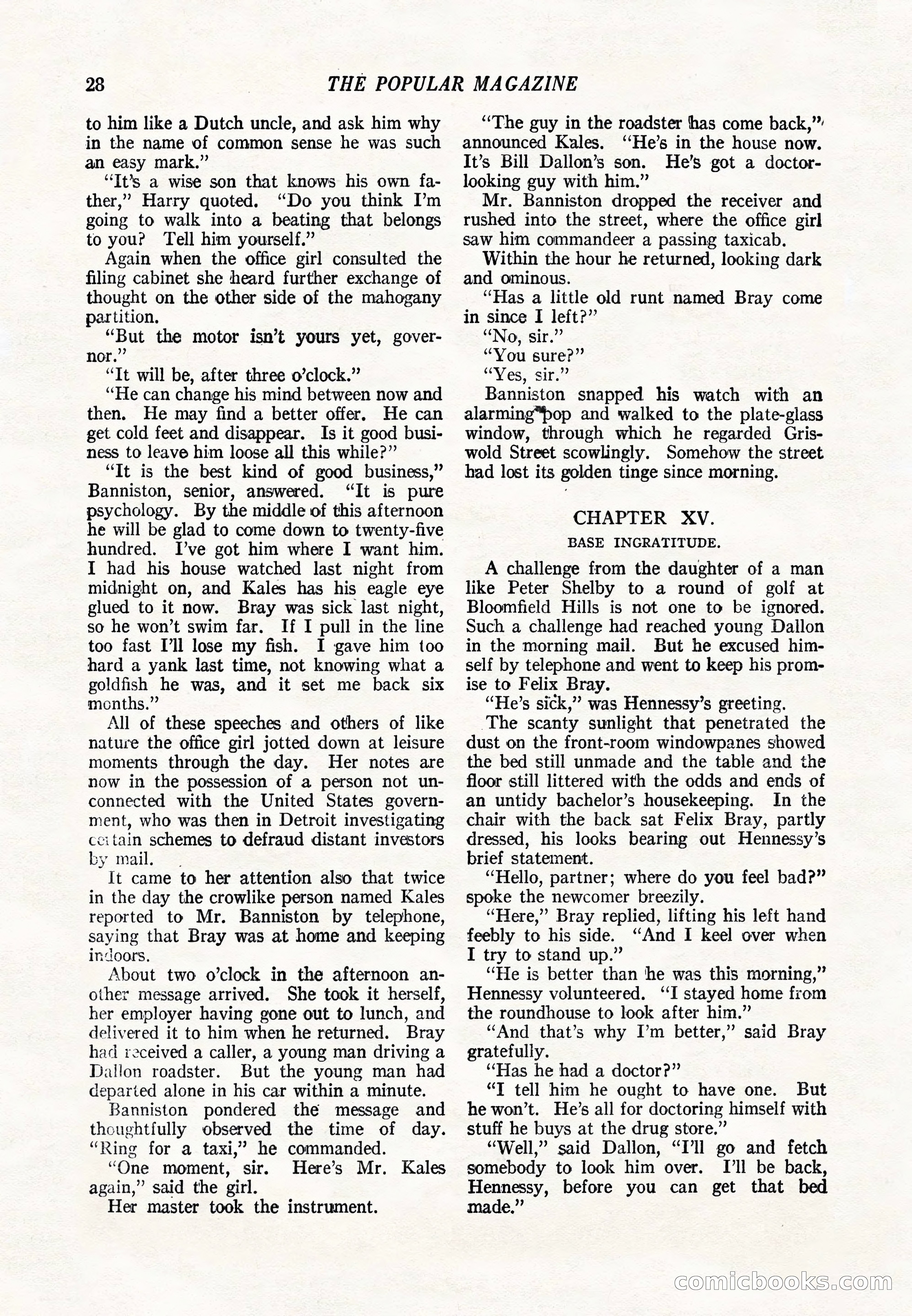 The Popular Magazine, June 20, 1920 — page 30 of 164