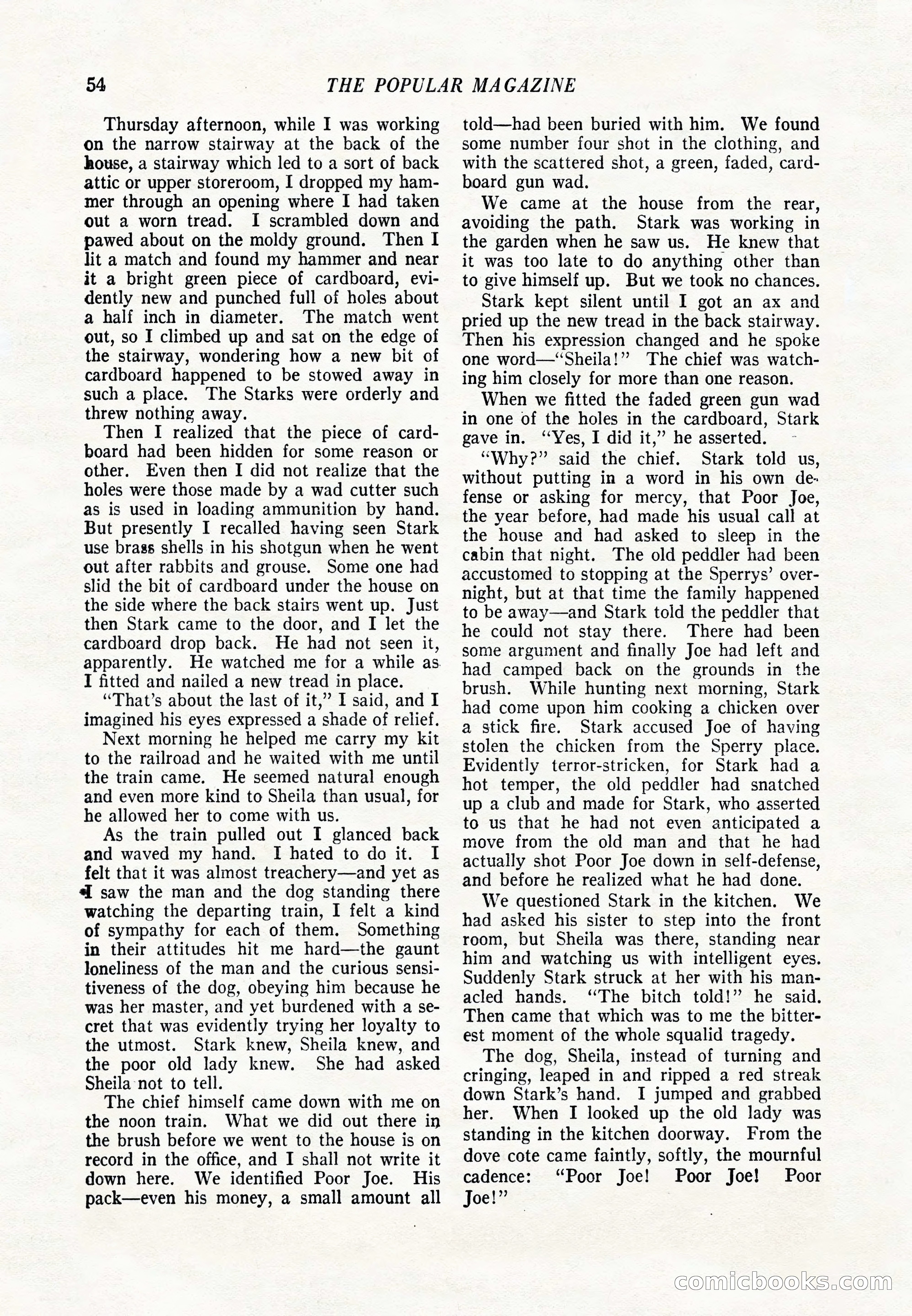 The Popular Magazine, June 20, 1920 — page 56 of 164